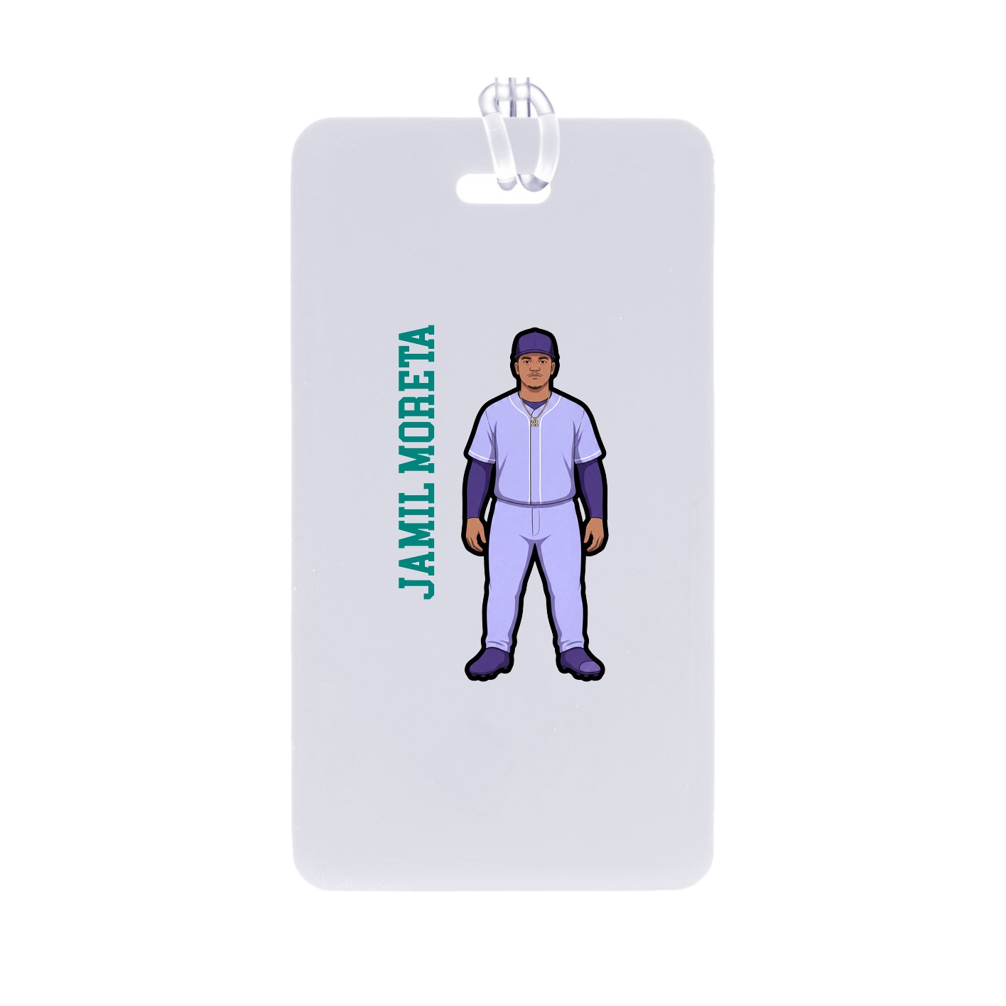Bag Tag — Name Vertical in Classic