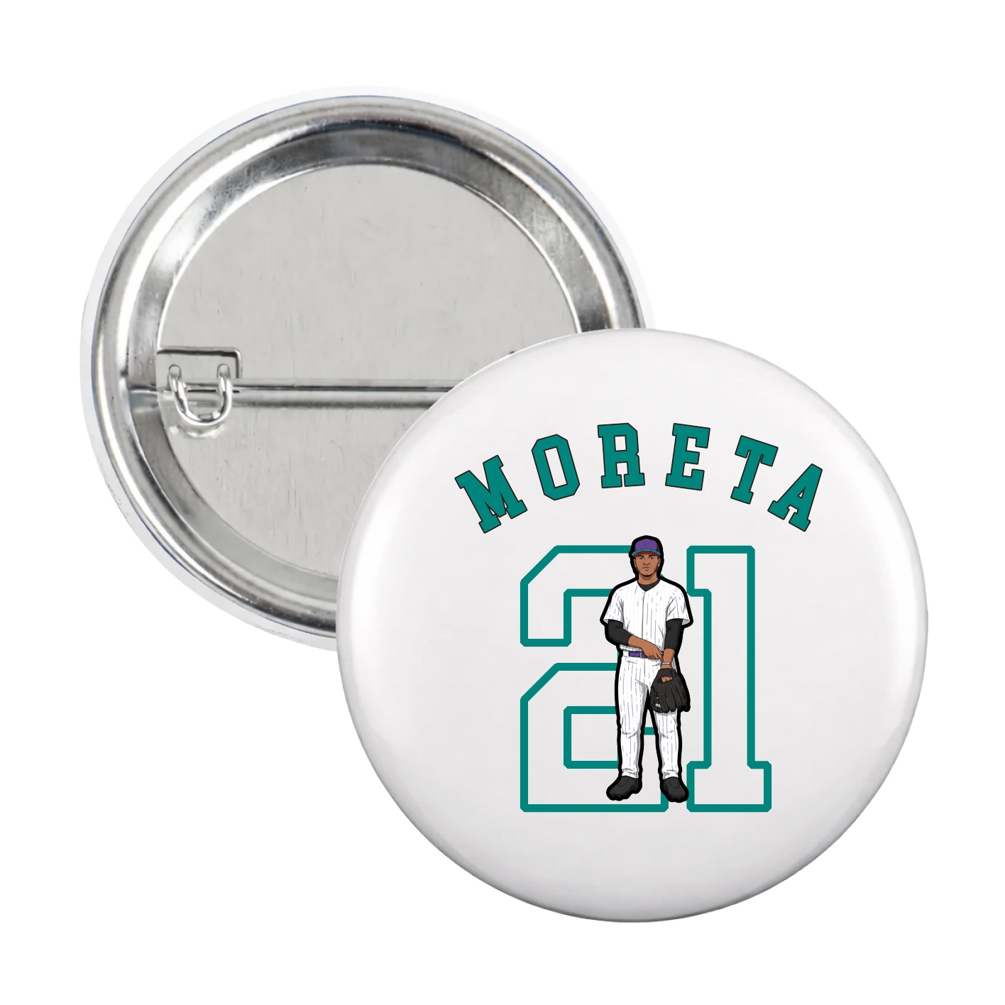 Game Day Button — Shirsey Arch in White