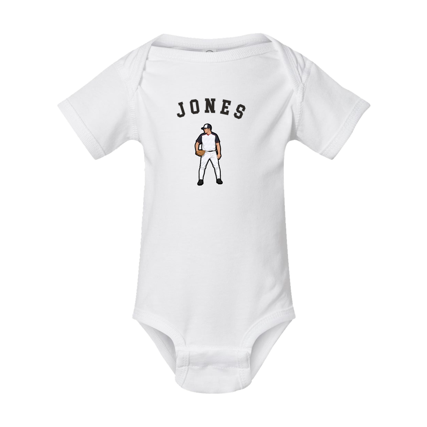 Baby Onesie — Shirsey Arch in White