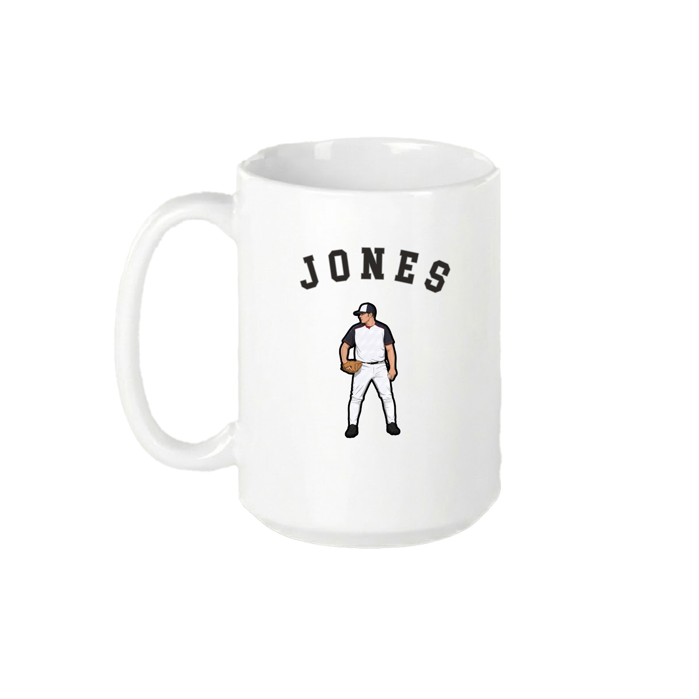 15oz Coffee Mug — Shirsey Arch in White