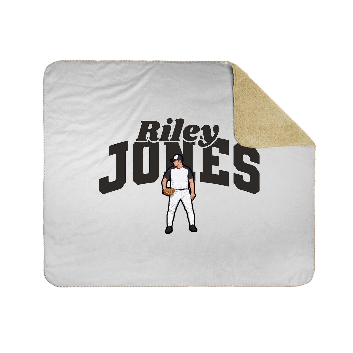 Throw Blanket — Signature Arch in White