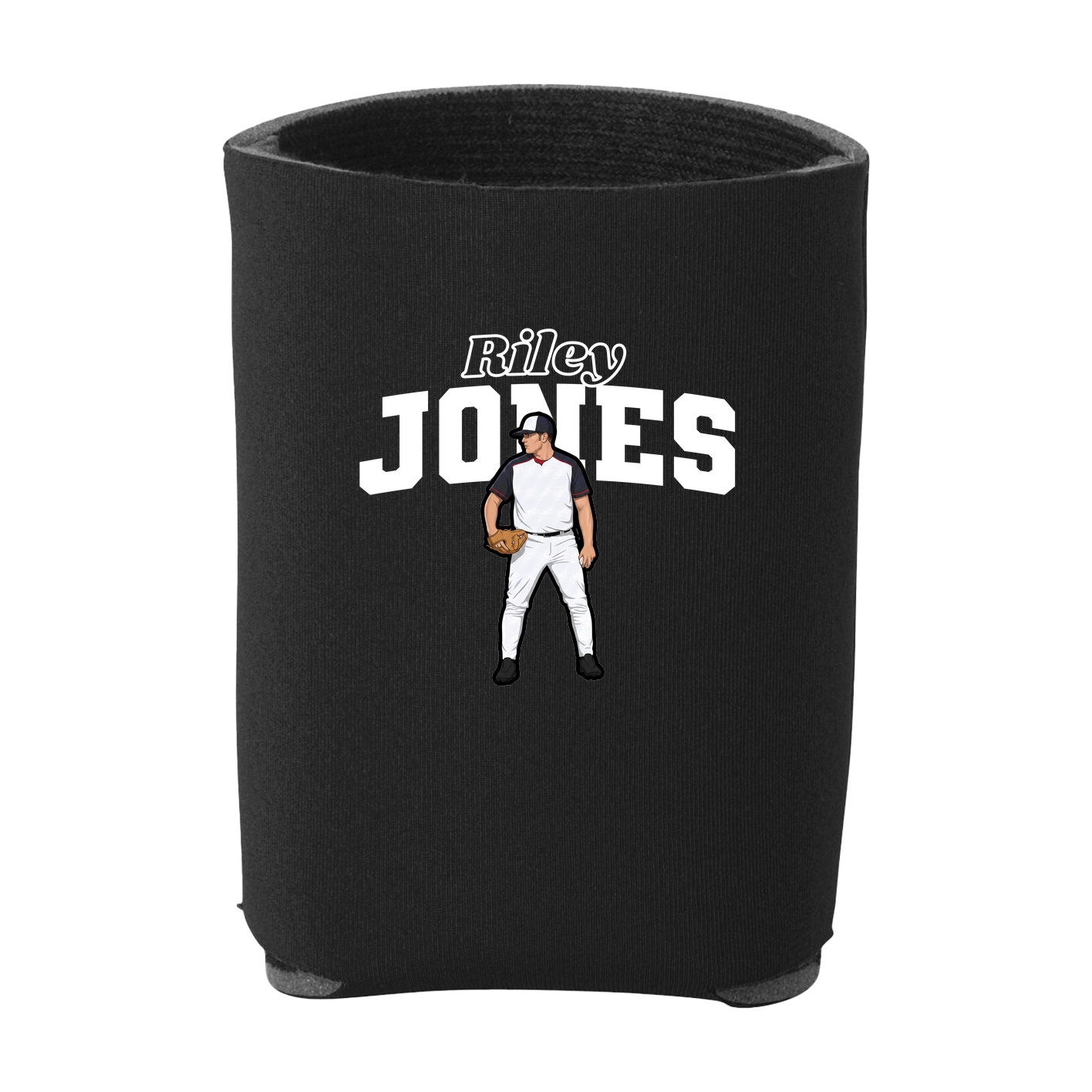 Can Holder — Name Arch in Black