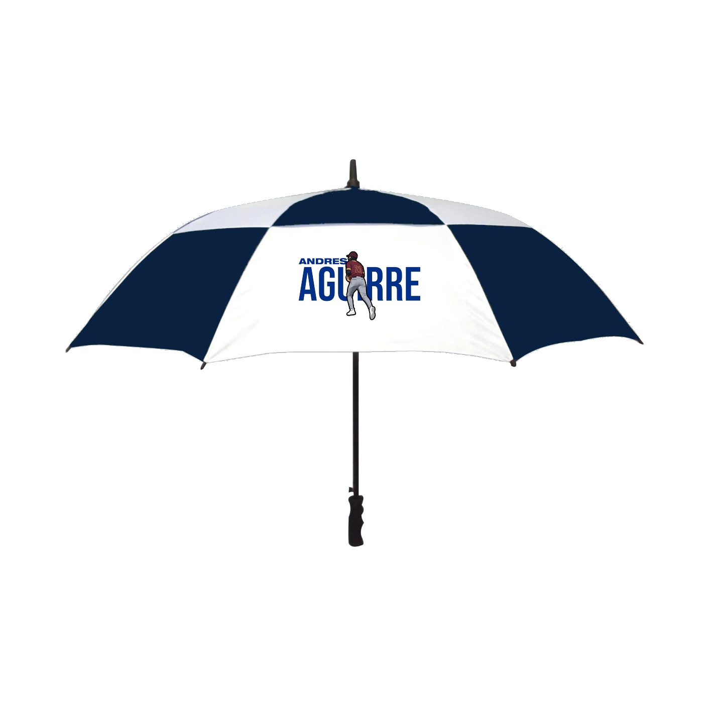 Golf Umbrella — Player Name in Navy