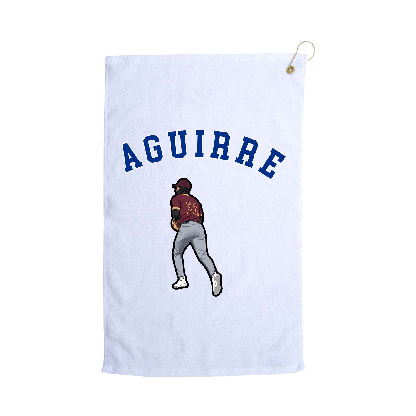 Golf Towel — Shirsey Arch in White
