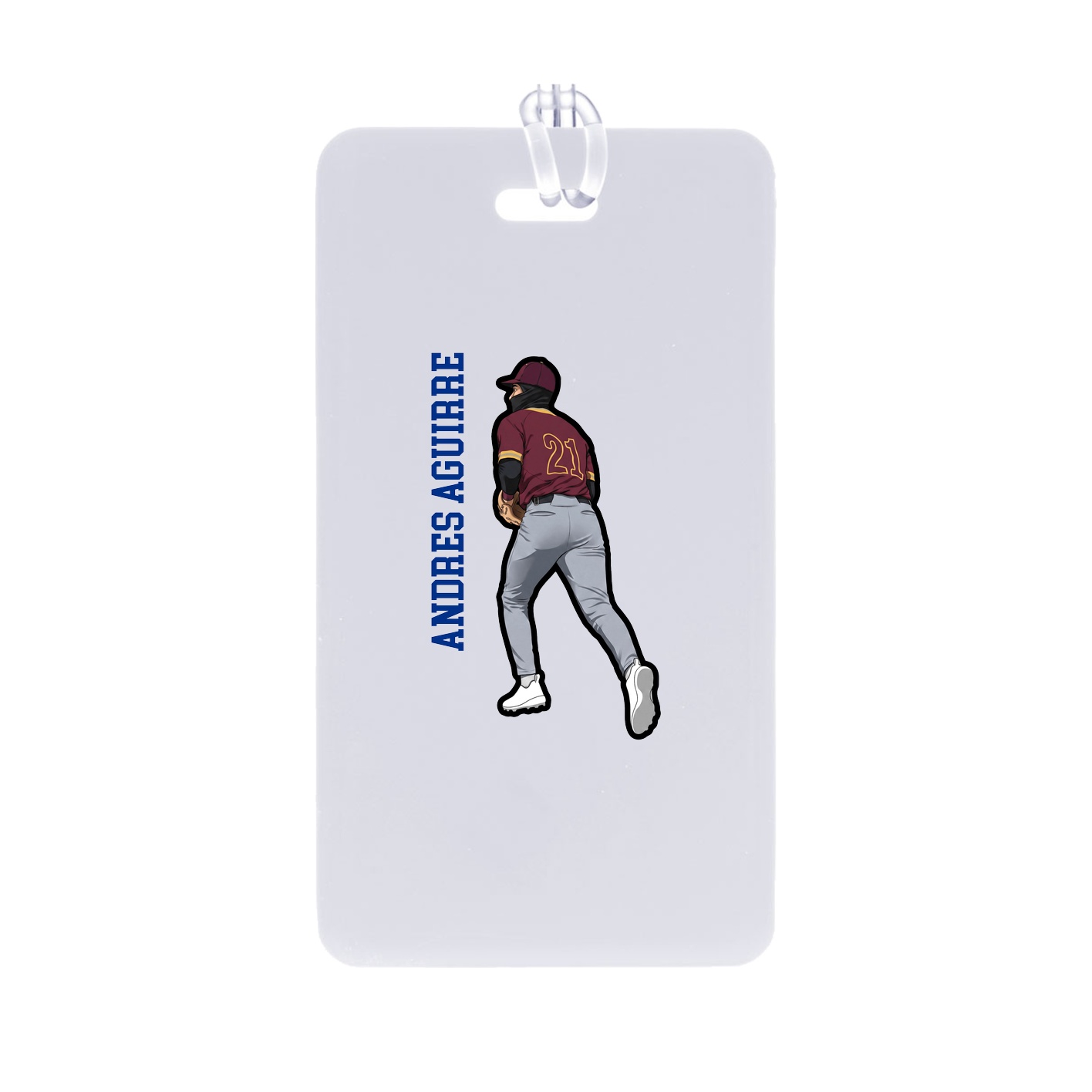 Bag Tag — Name Vertical in Classic