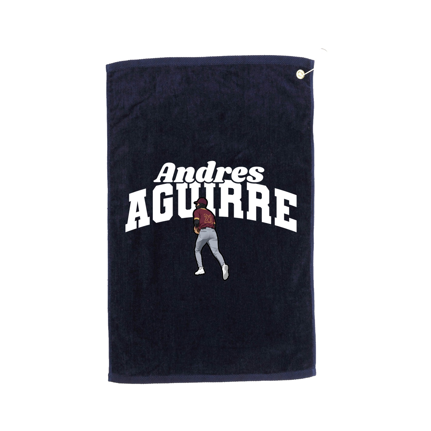 Golf Towel — Signature Arch in Navy