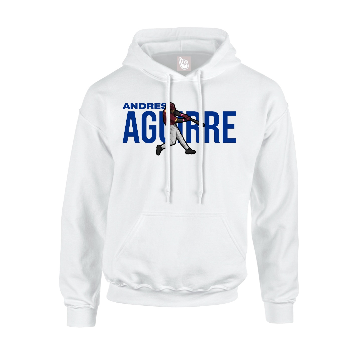 Youth Hoodie — Player Name in White