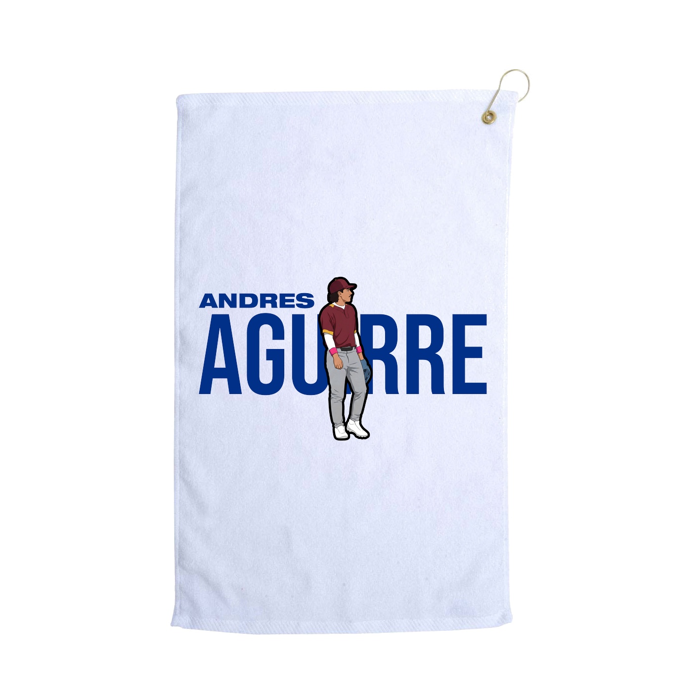 Golf Towel — Player Name in White