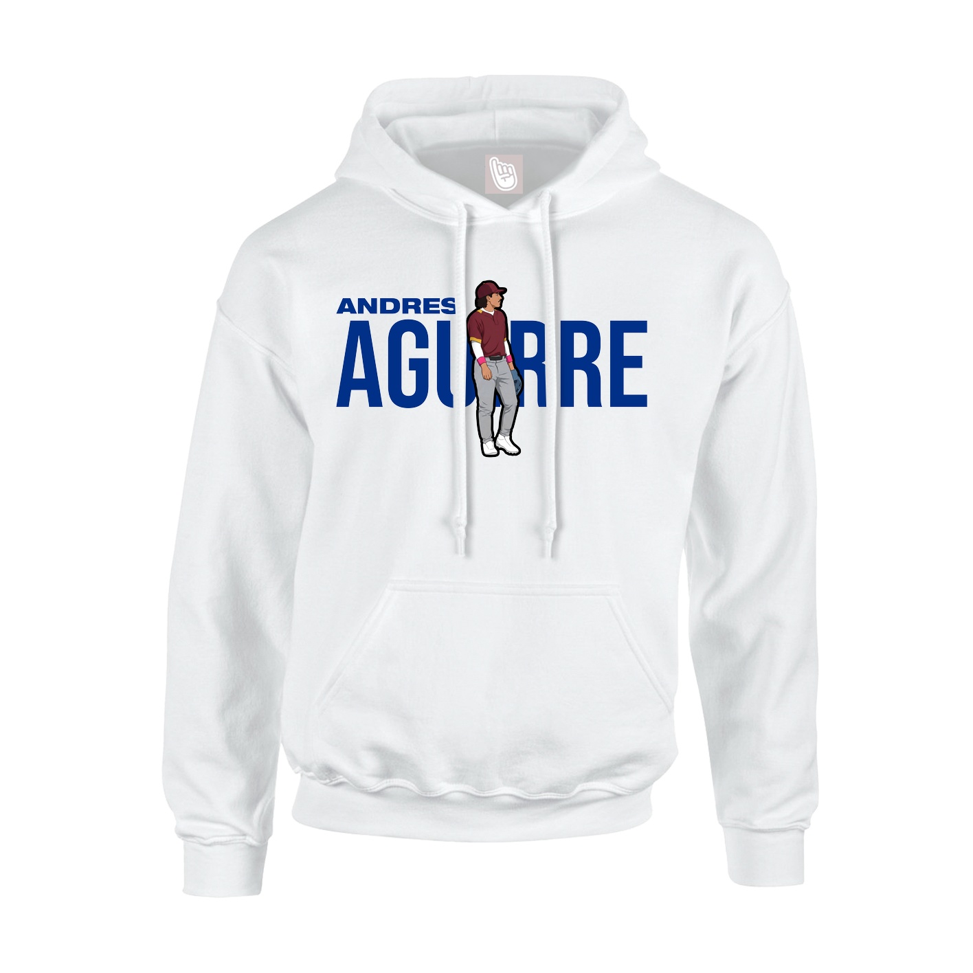 Youth Hoodie — Player Name in White