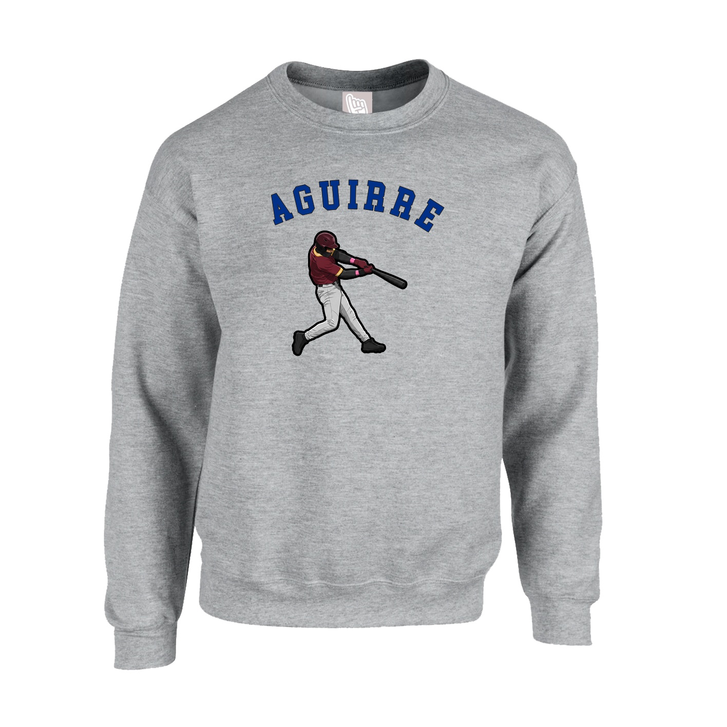 Fleece Crew — Shirsey Arch in Grey