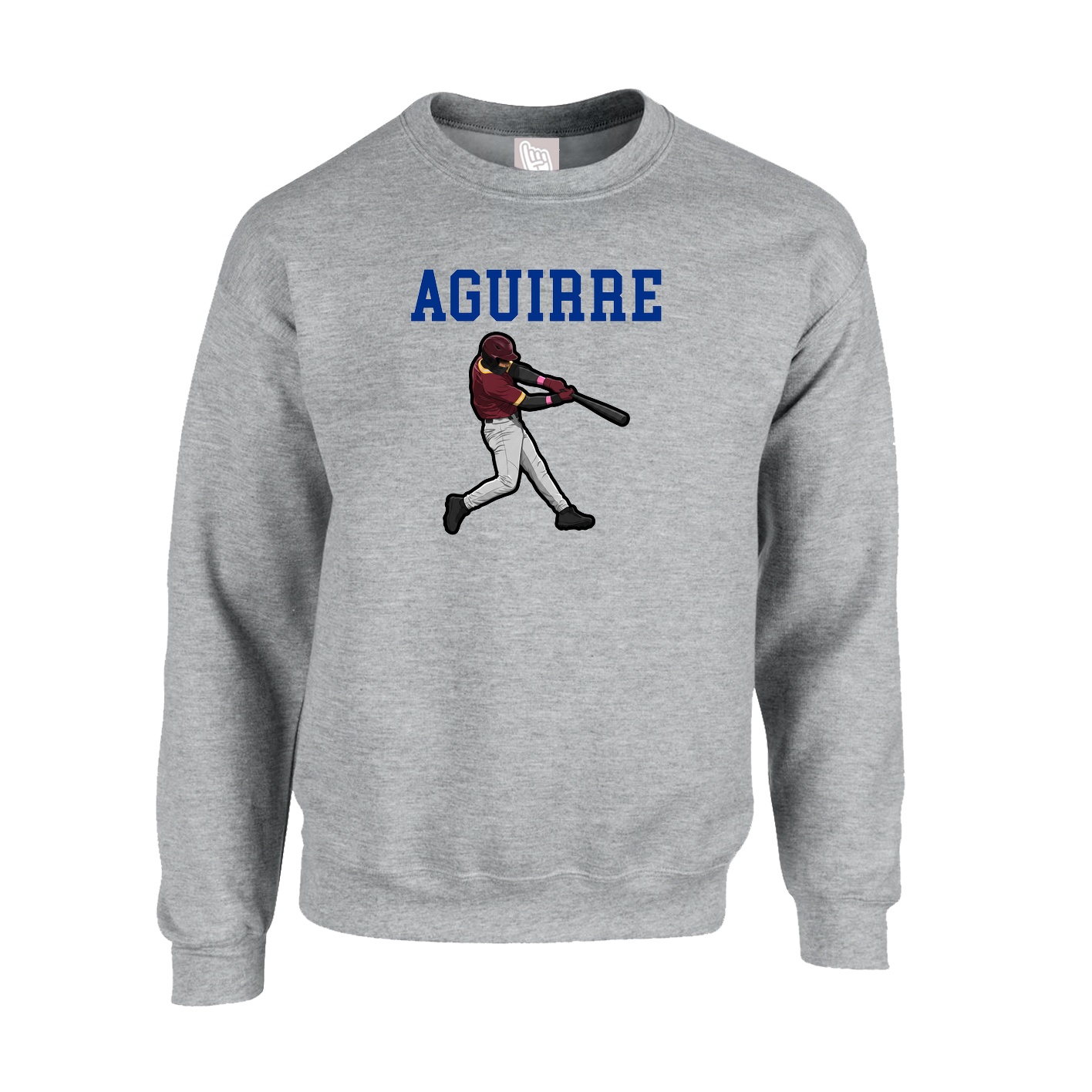 Fleece Crew — Shirsey in Grey