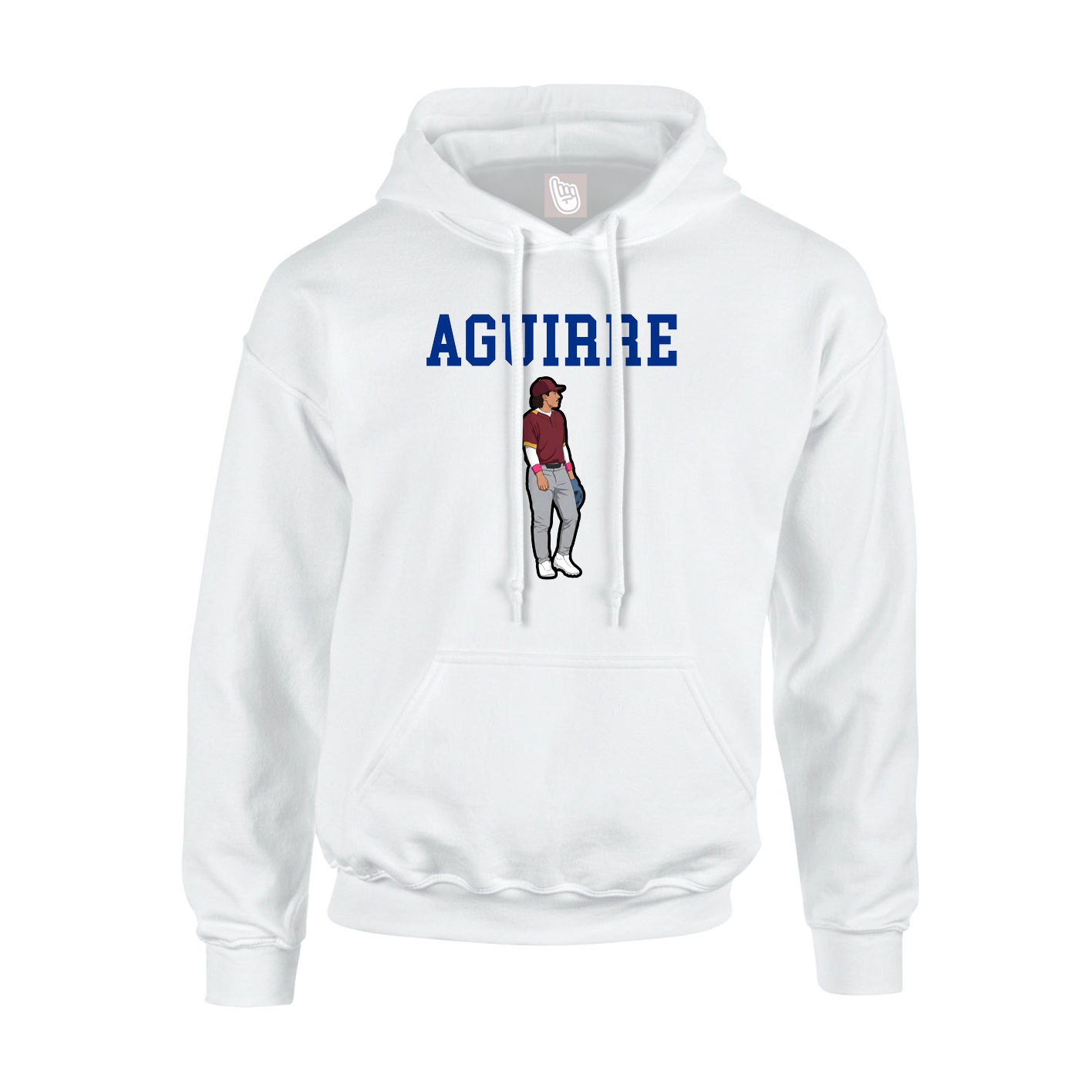 Hoodie — Shirsey in White
