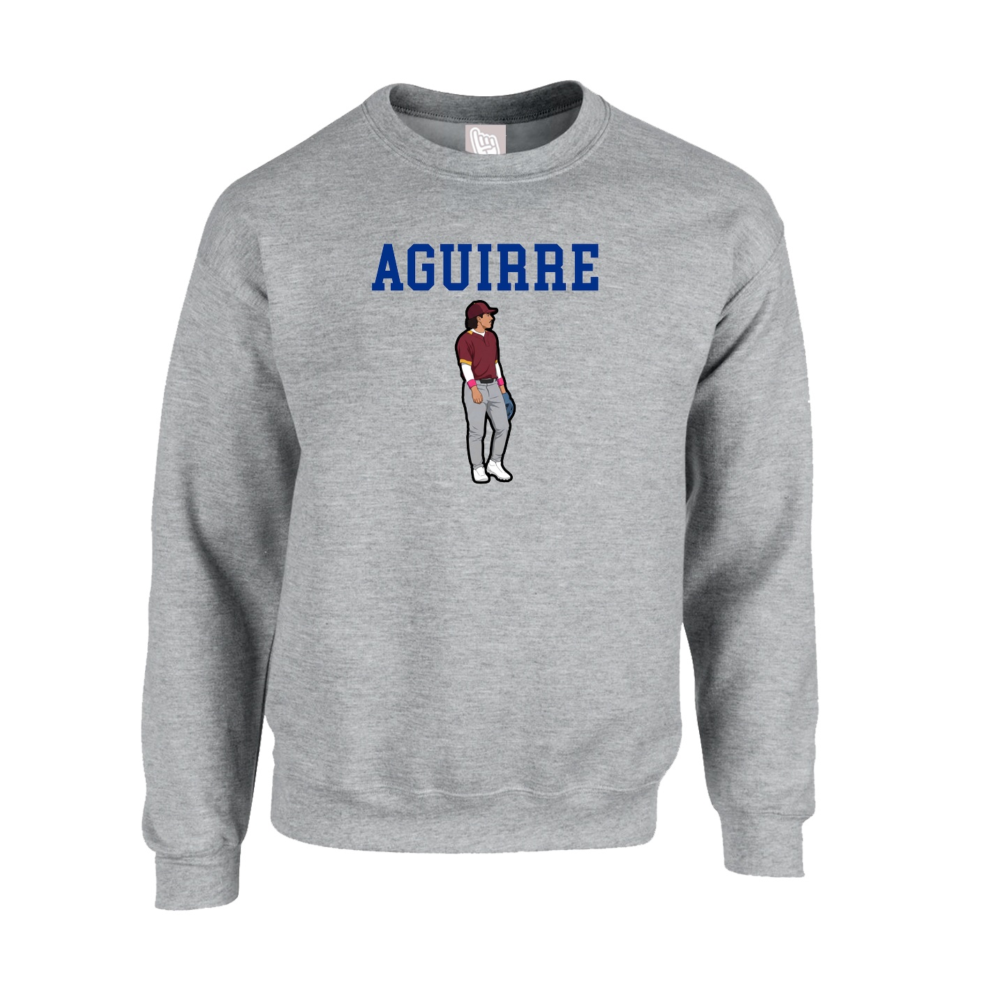 Fleece Crew — Shirsey in Grey