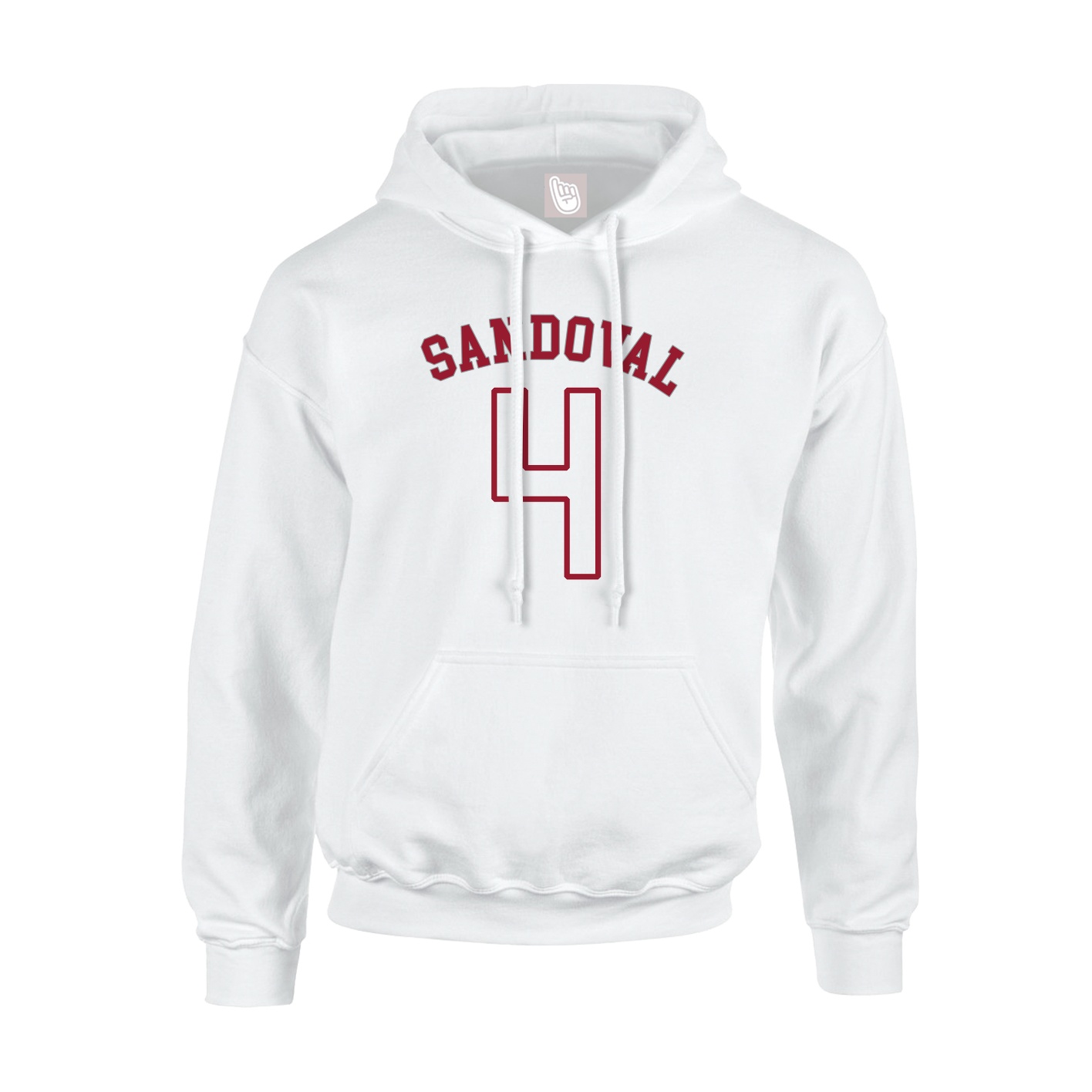 Youth Hoodie — Shirsey Arch in White