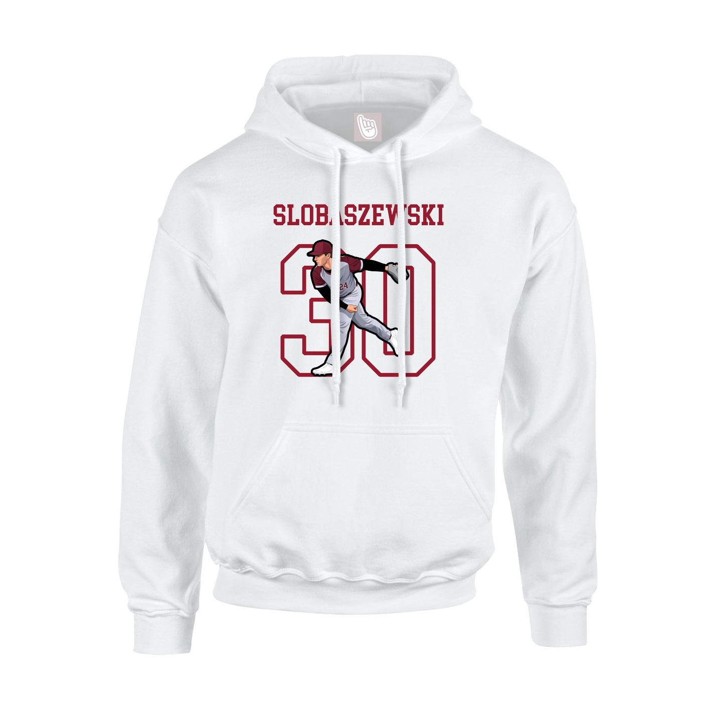 Hoodie — Shirsey in White