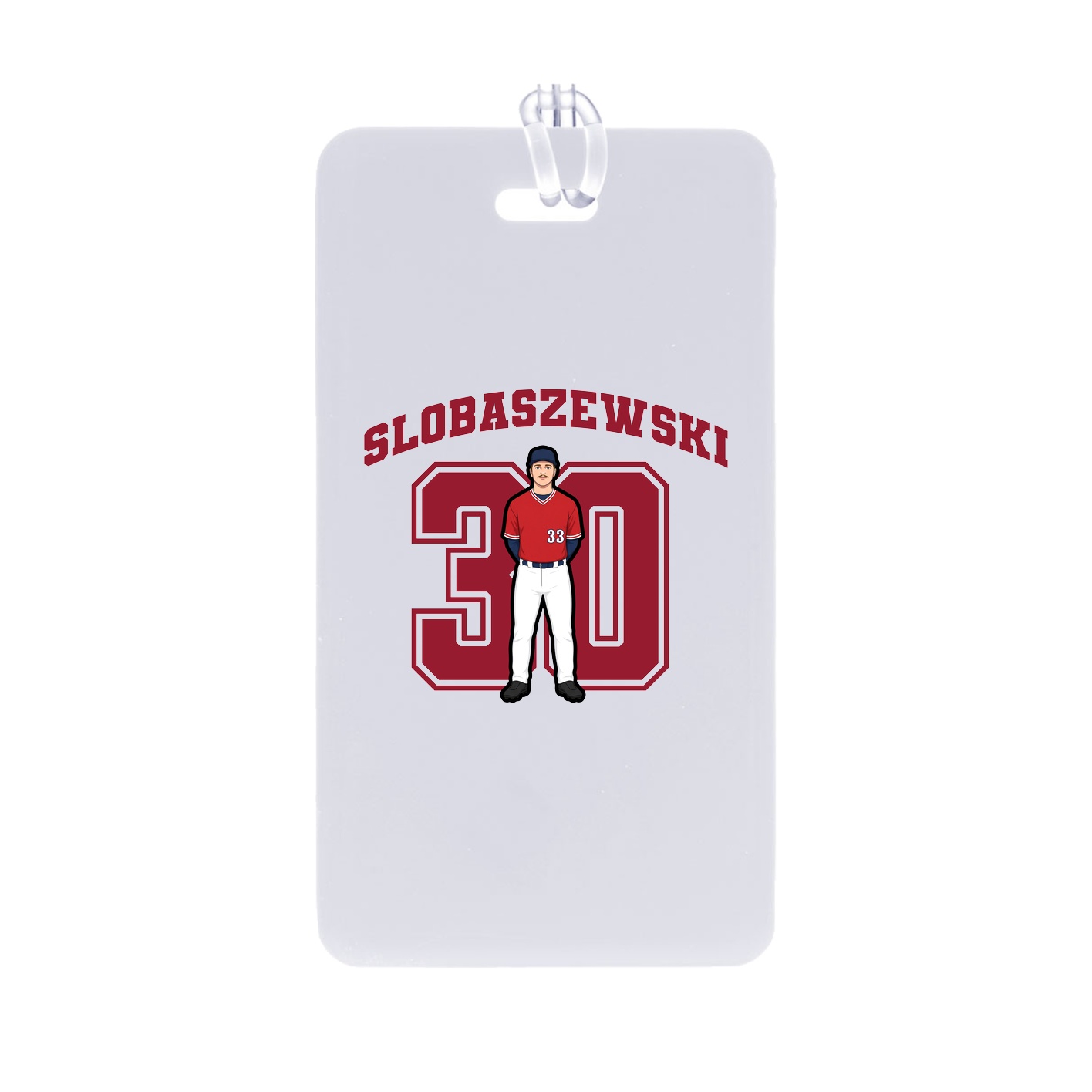 Bag Tag — Number in Classic