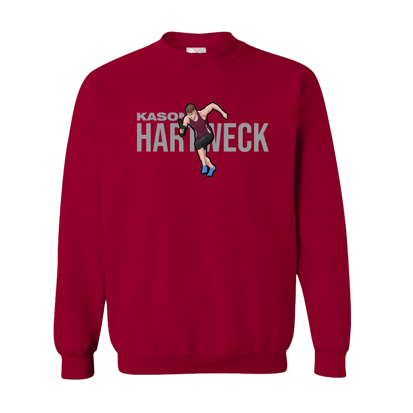 Fleece Crew — Player Name in Cardinal