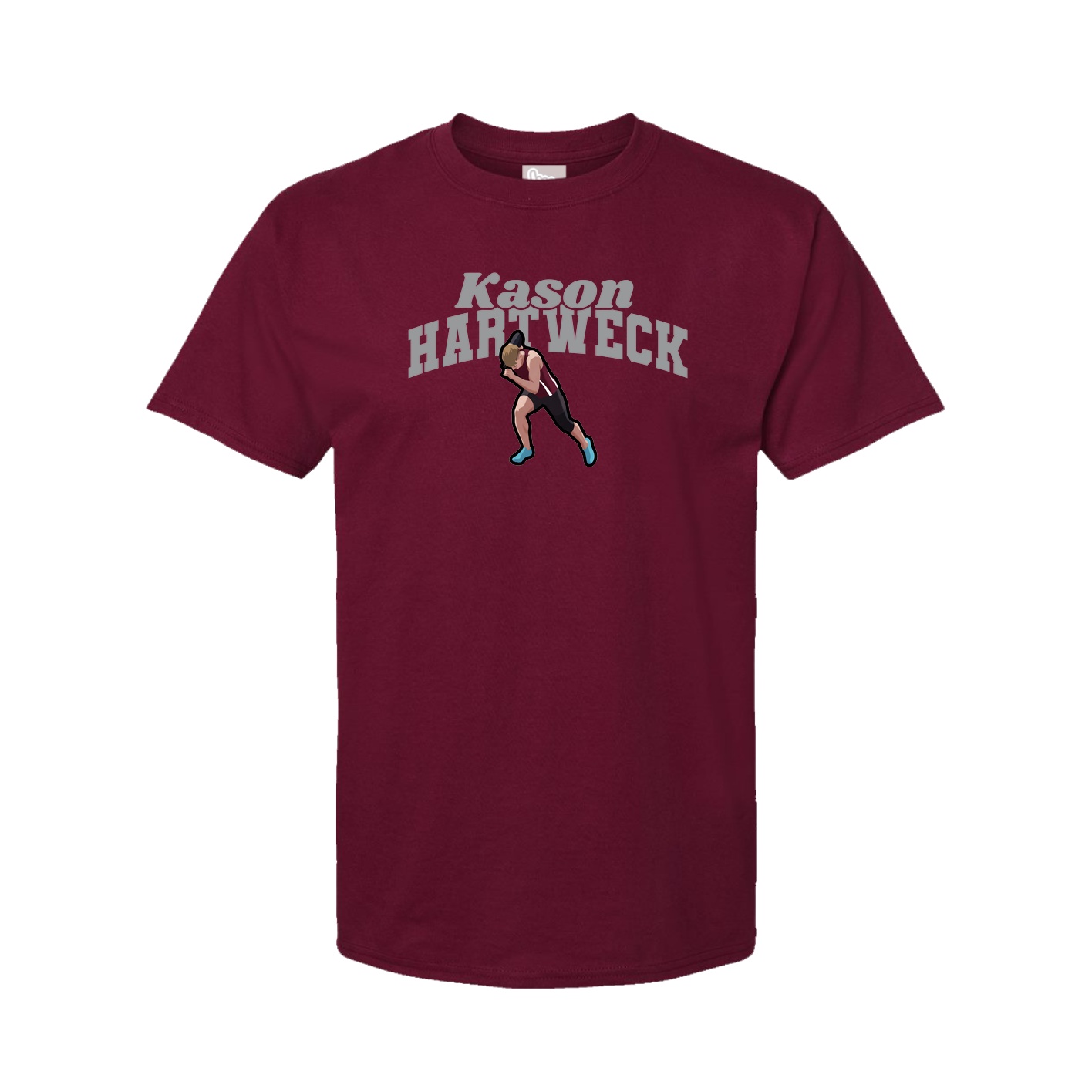 Youth Tee — Signature Arch in Cardinal