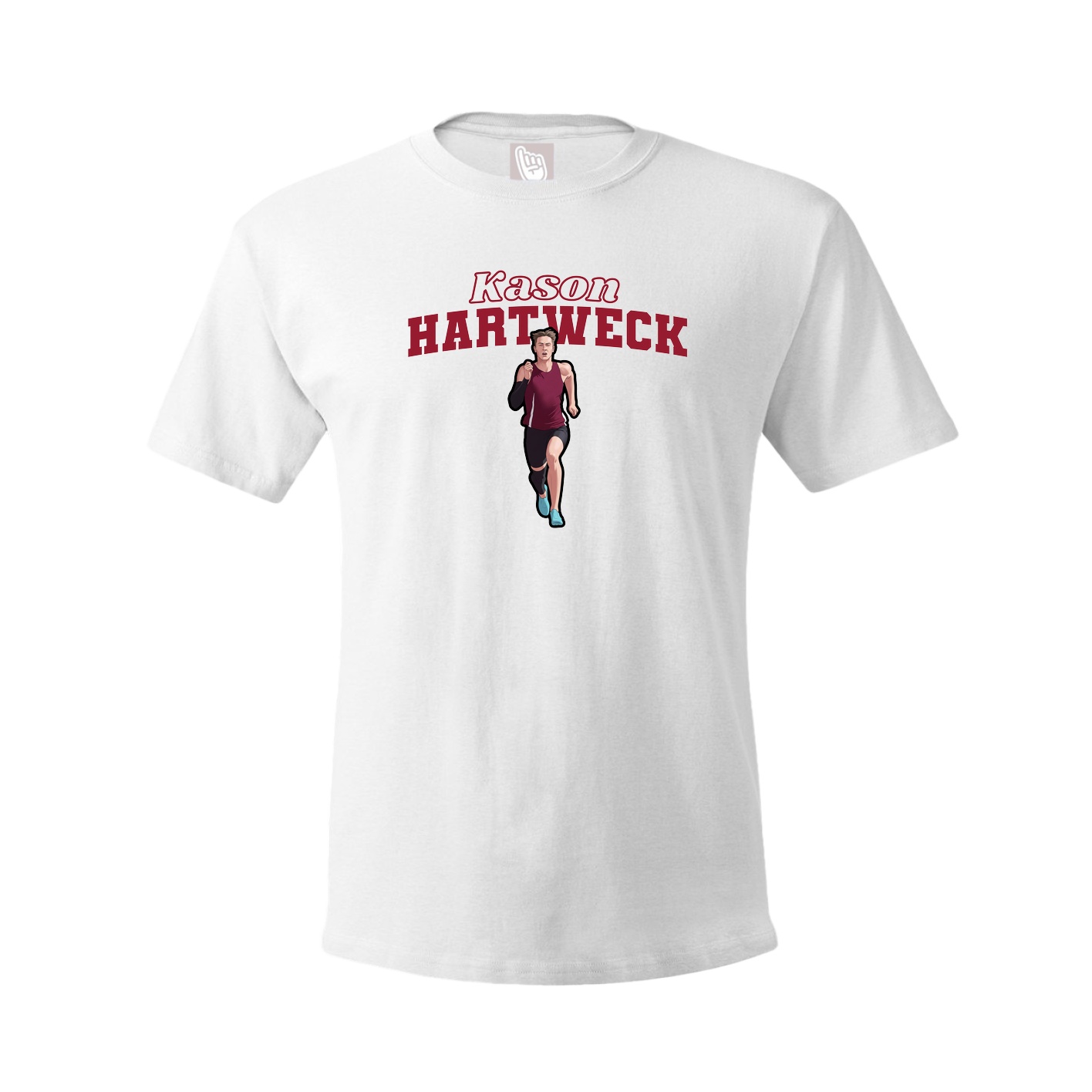 Tee — Name Arch in White