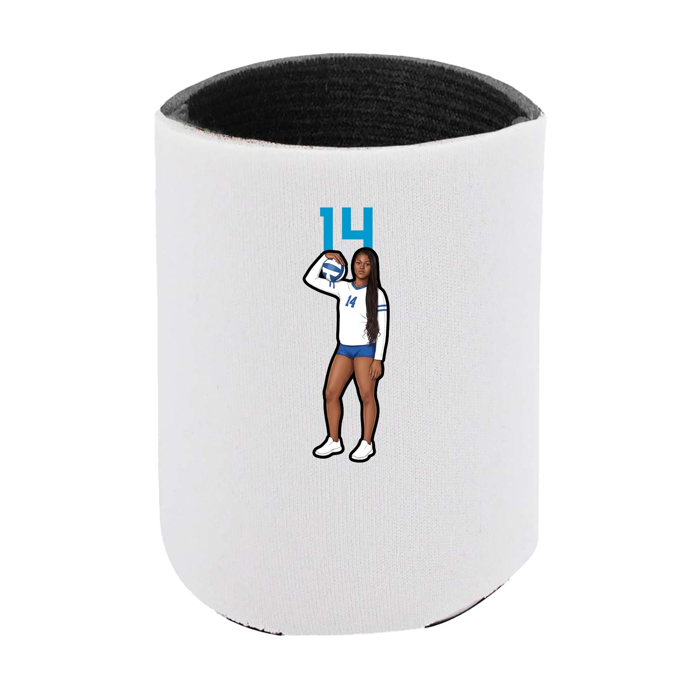 Can Holder — Number Top in White