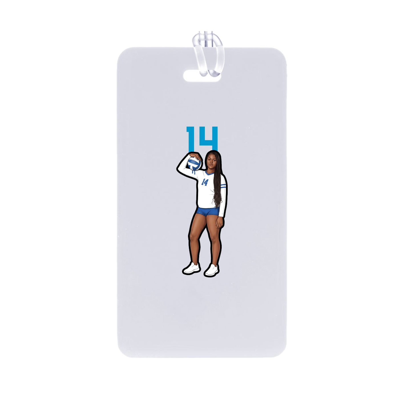 Bag Tag — Number Top in Classic