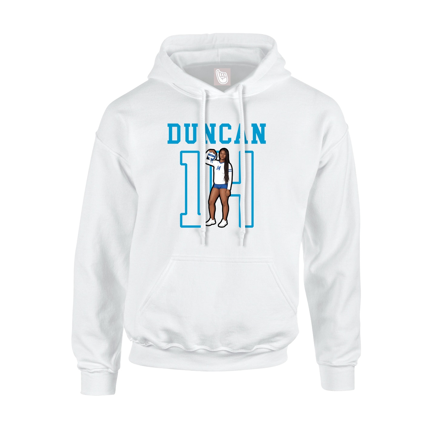 Hoodie — Shirsey in White