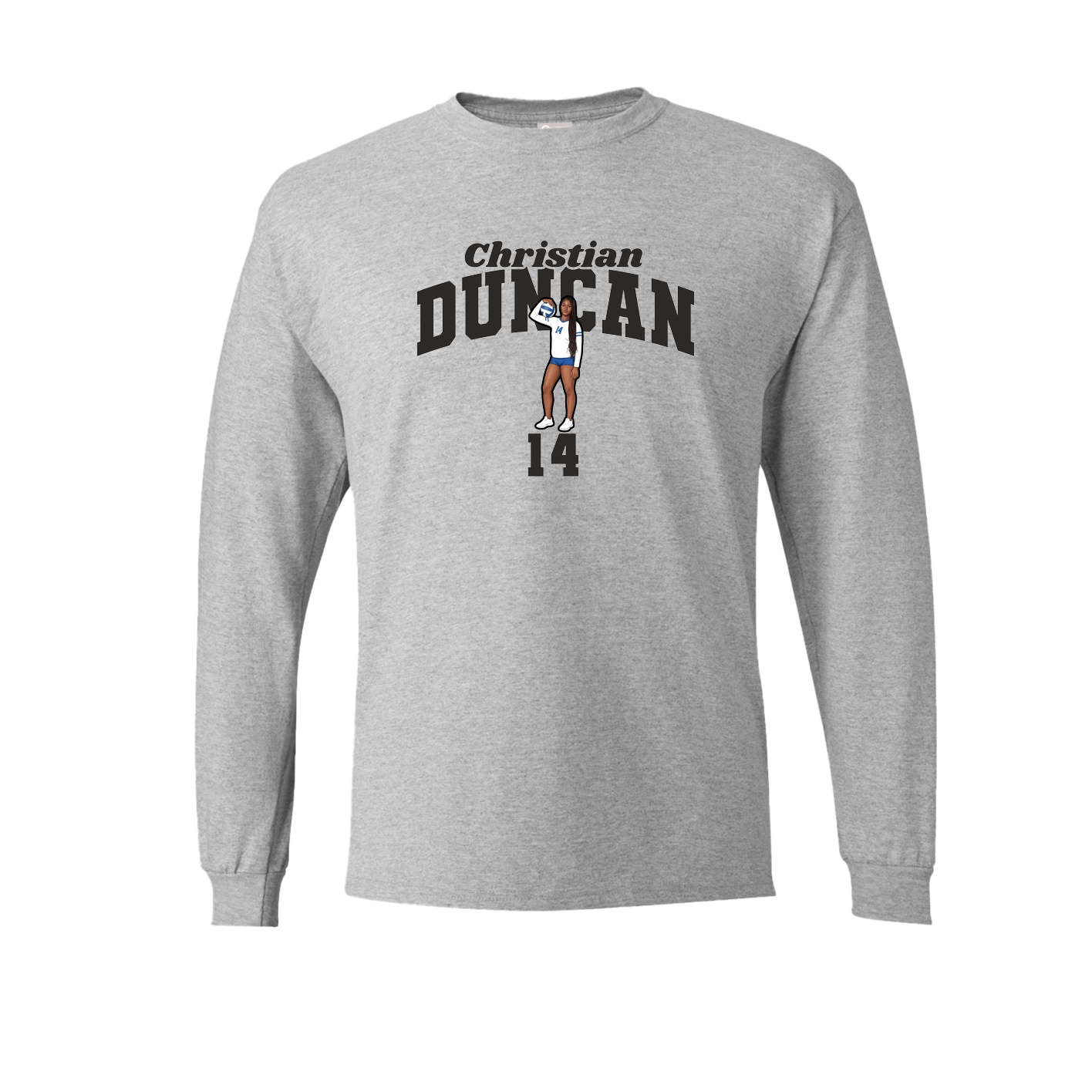 Long Sleeve Tee — Signature Arch in Grey