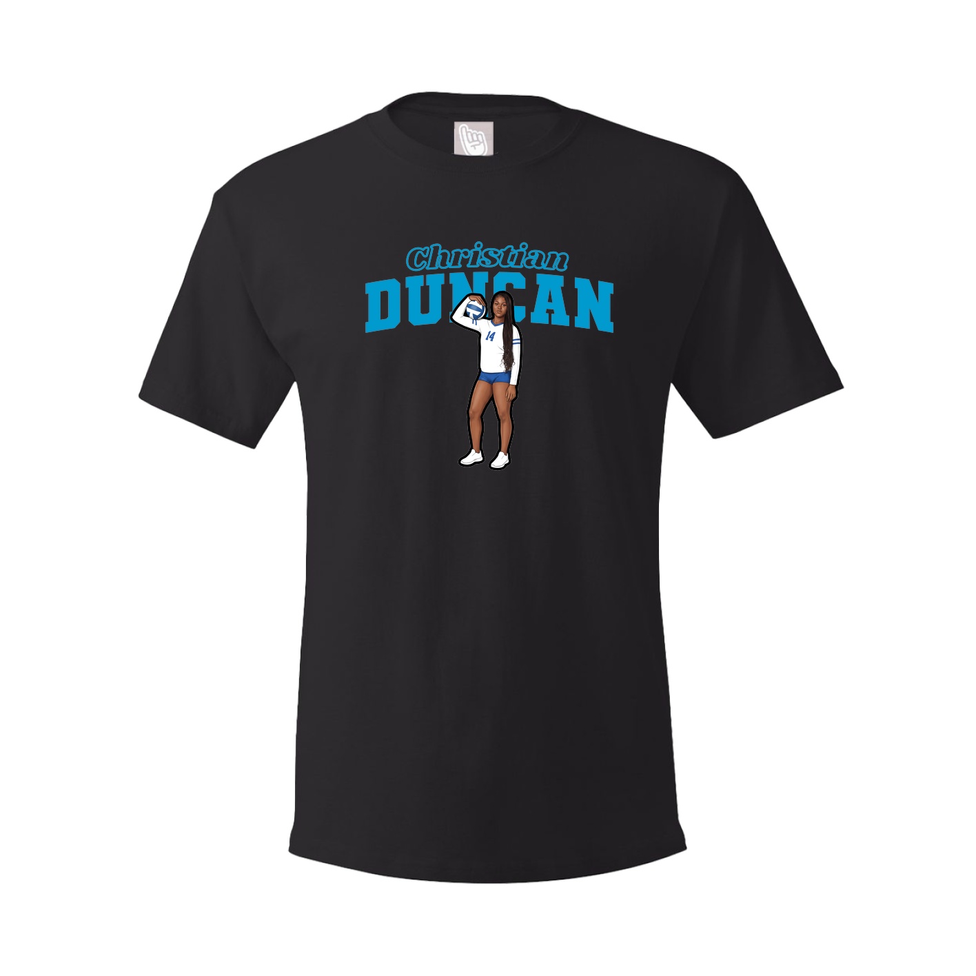 Youth Tee — Name Arch in Black