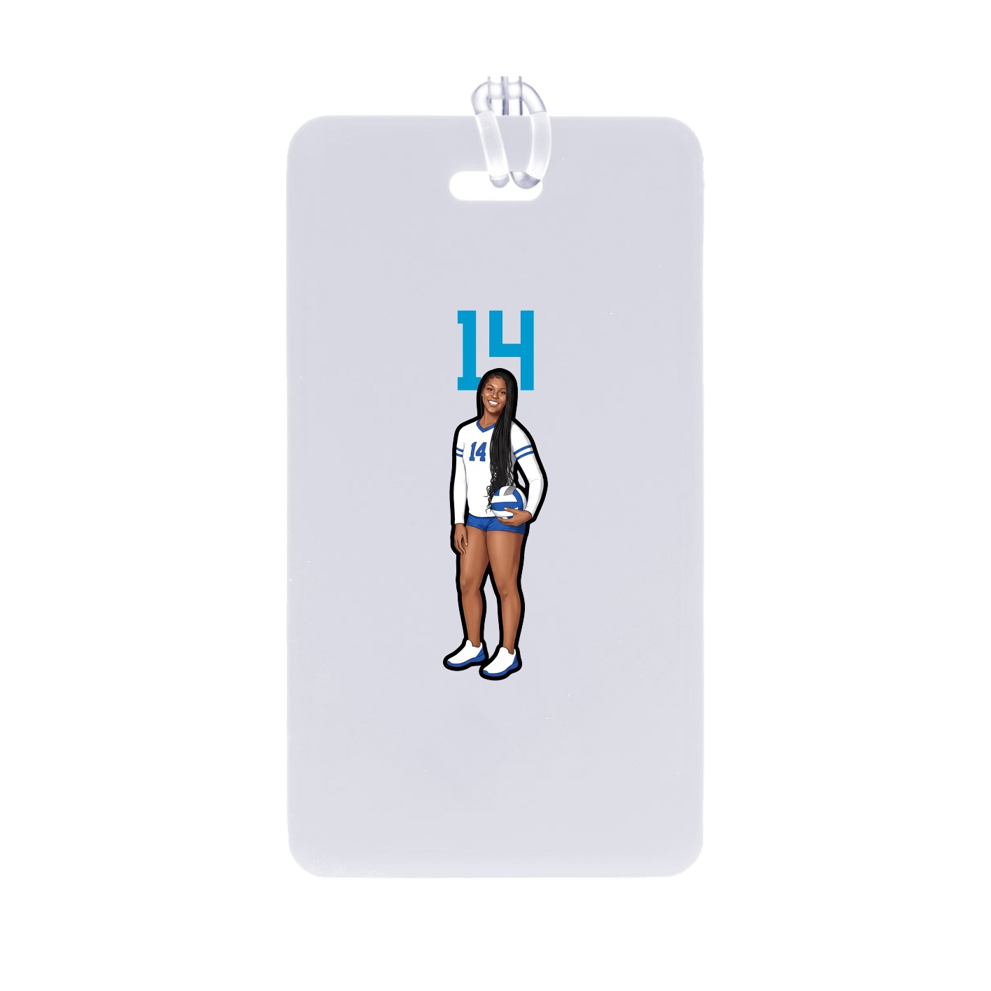 Bag Tag — Number Top in Classic