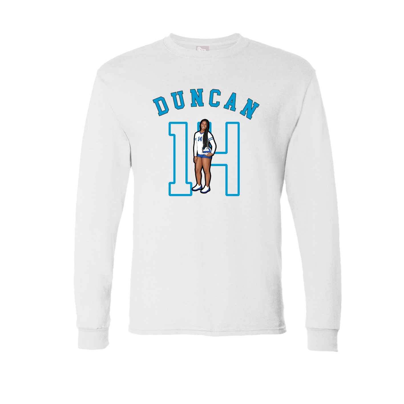 Long Sleeve Tee — Shirsey Arch in White