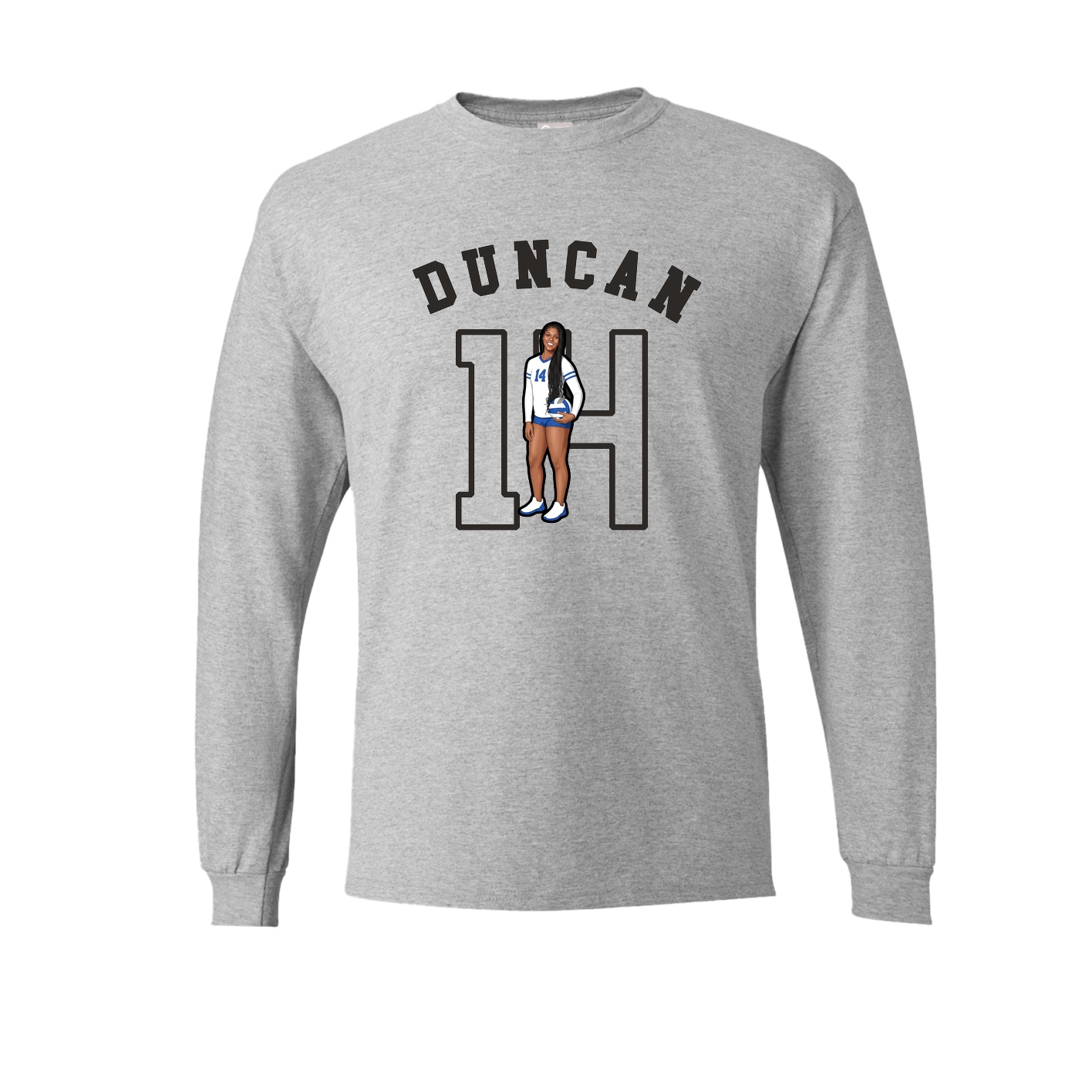 Long Sleeve Tee — Shirsey Arch in Grey