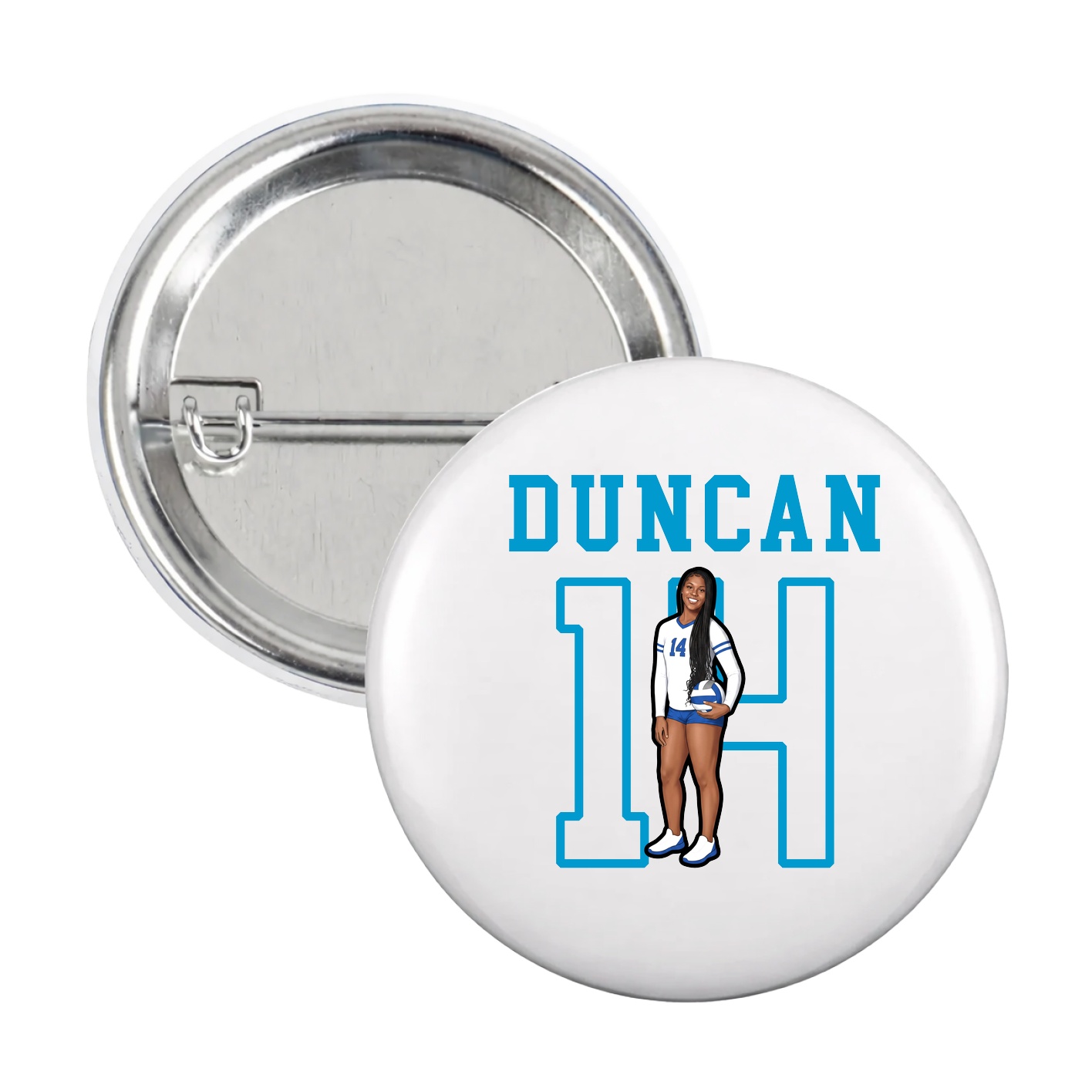 Game Day Button — Shirsey in White