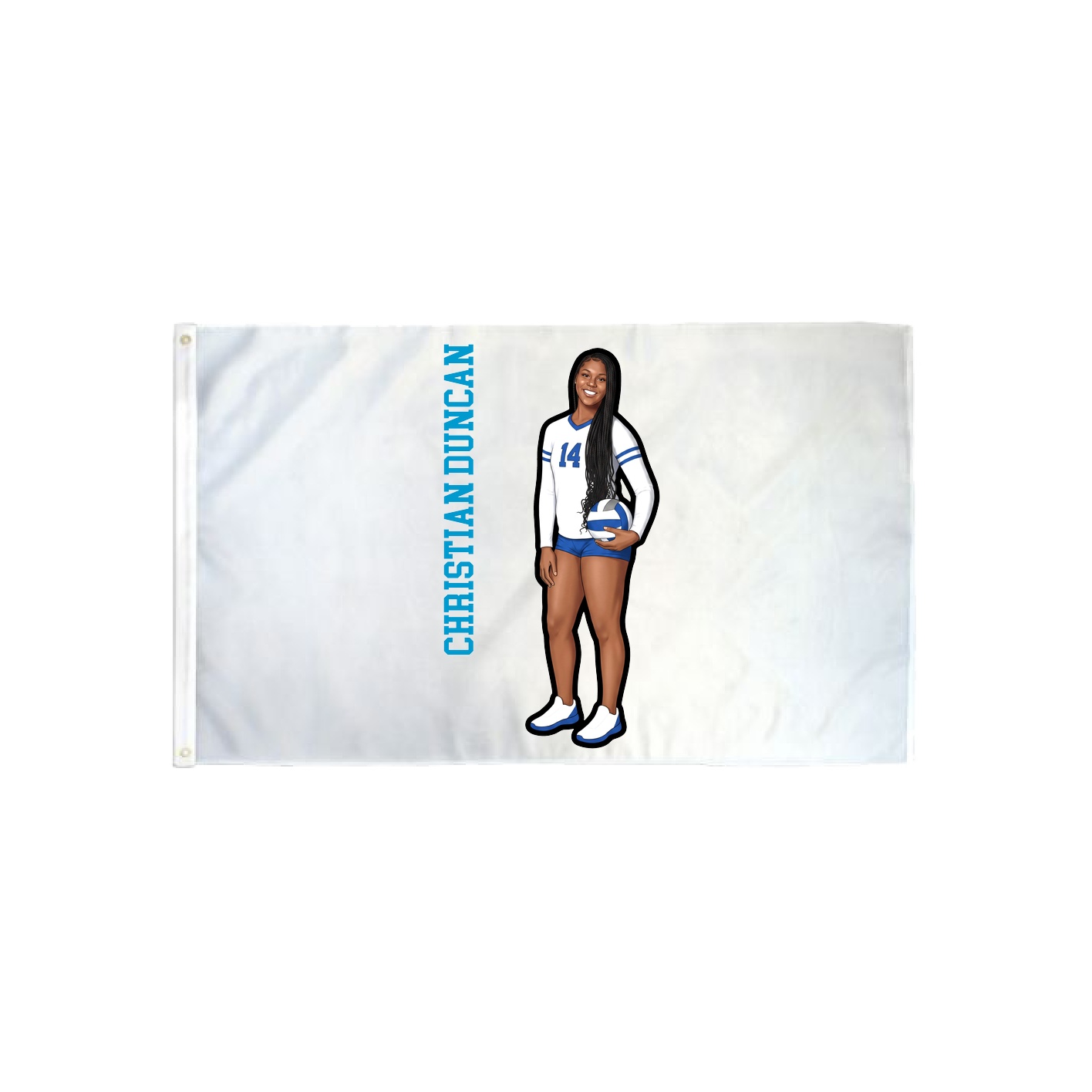 3x5 Flag — Name Vertical in Classic
