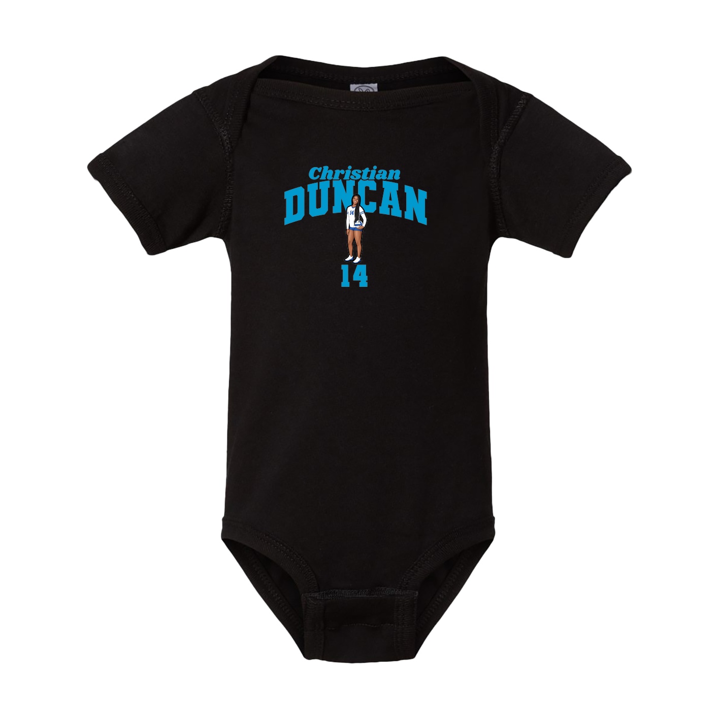 Baby Onesie — Signature Arch in Black