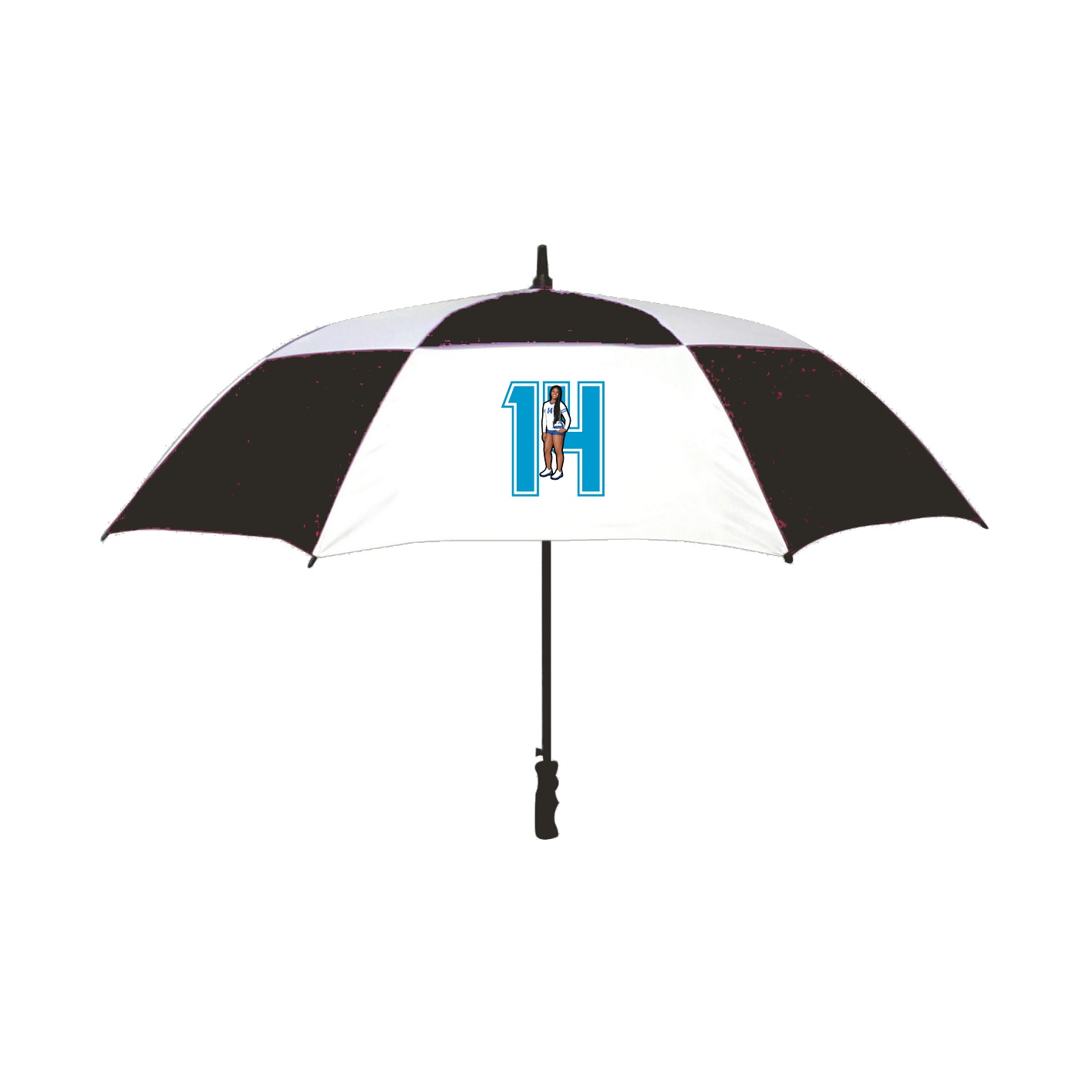 Golf Umbrella — Number in Black