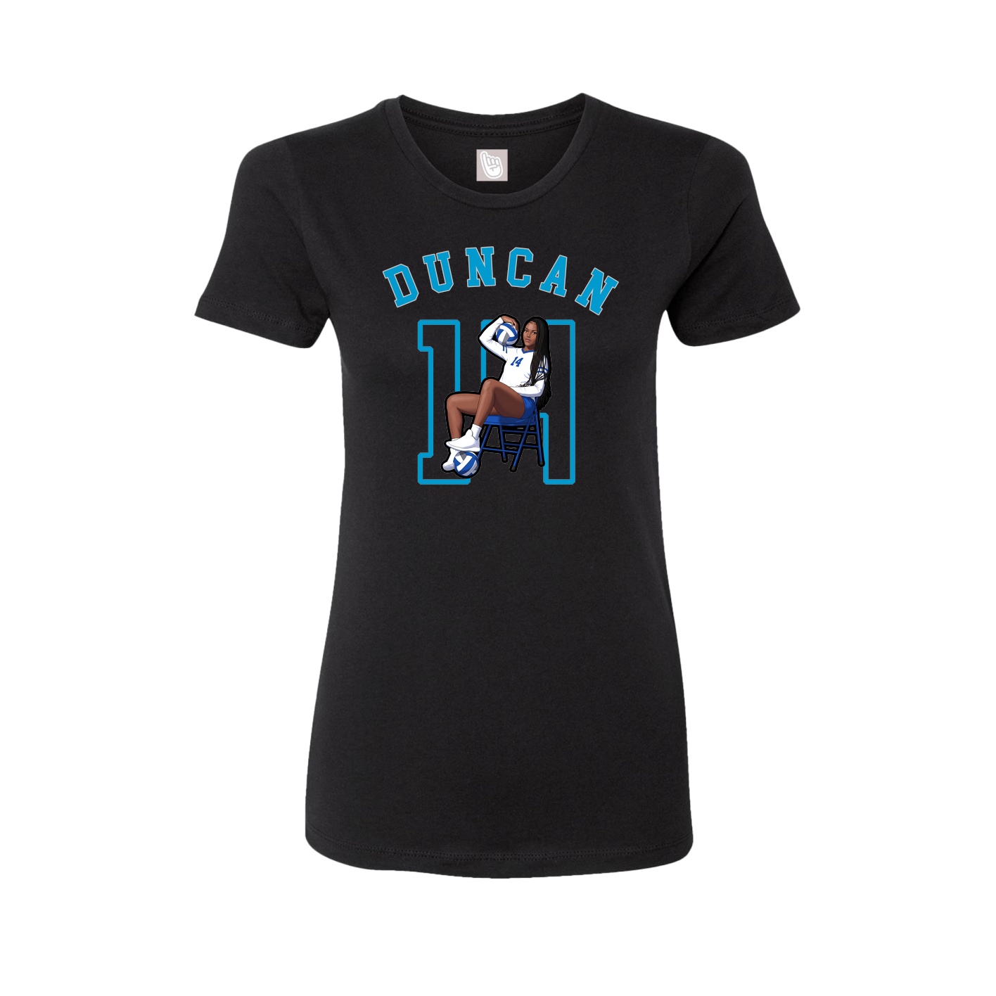 Womens Tee — Shirsey Arch in Black