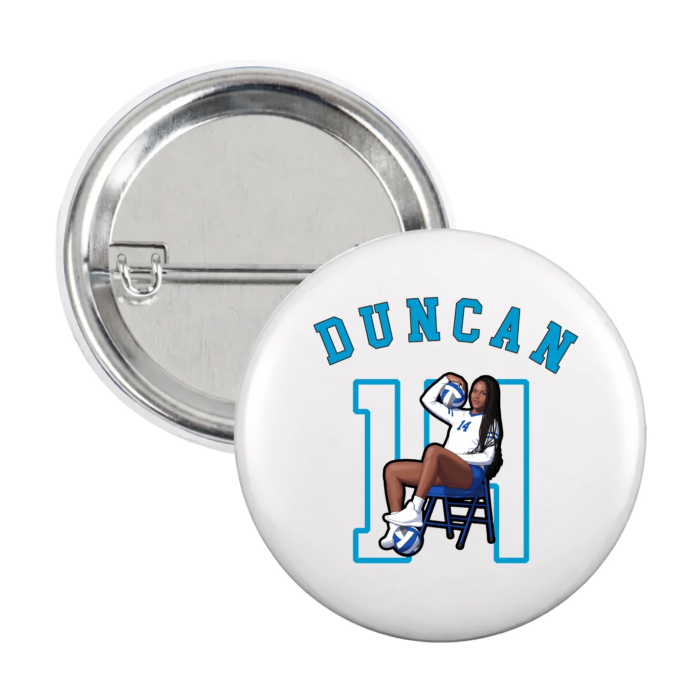 Game Day Button — Shirsey Arch in White