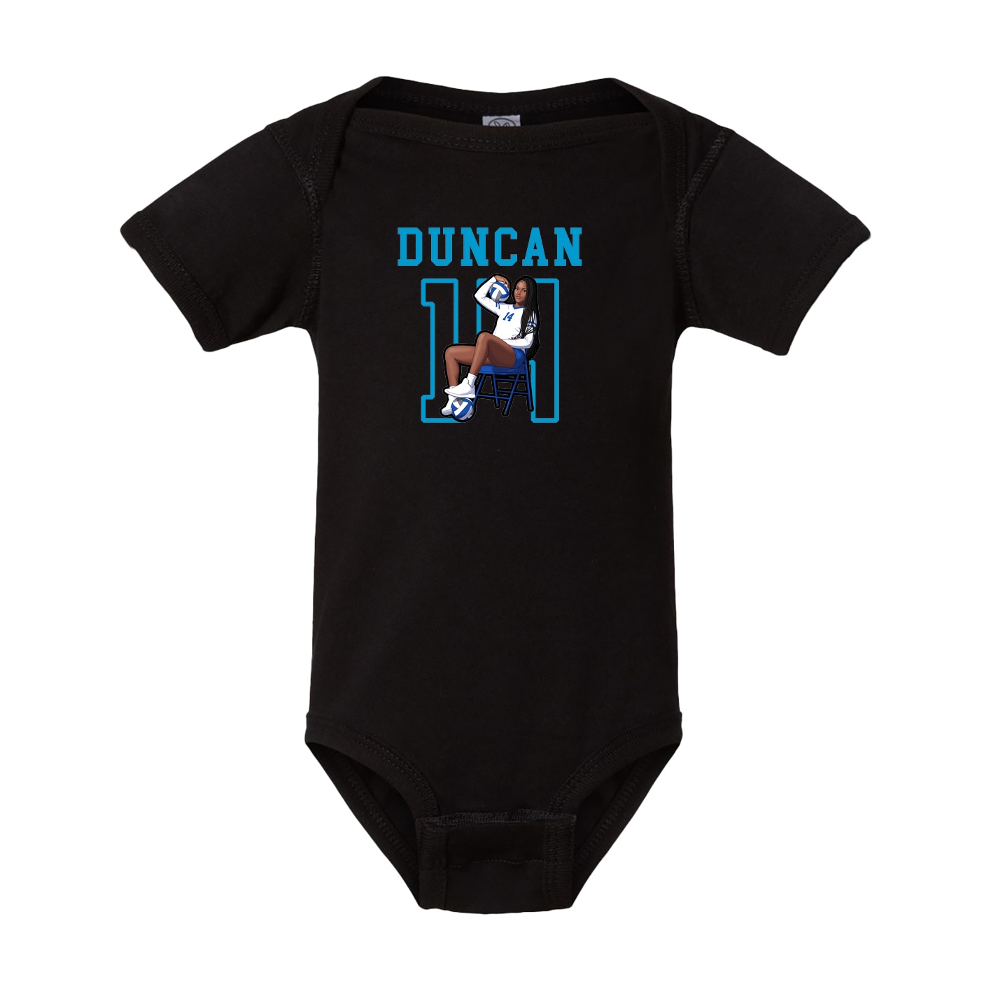 Baby Onesie — Shirsey in Black