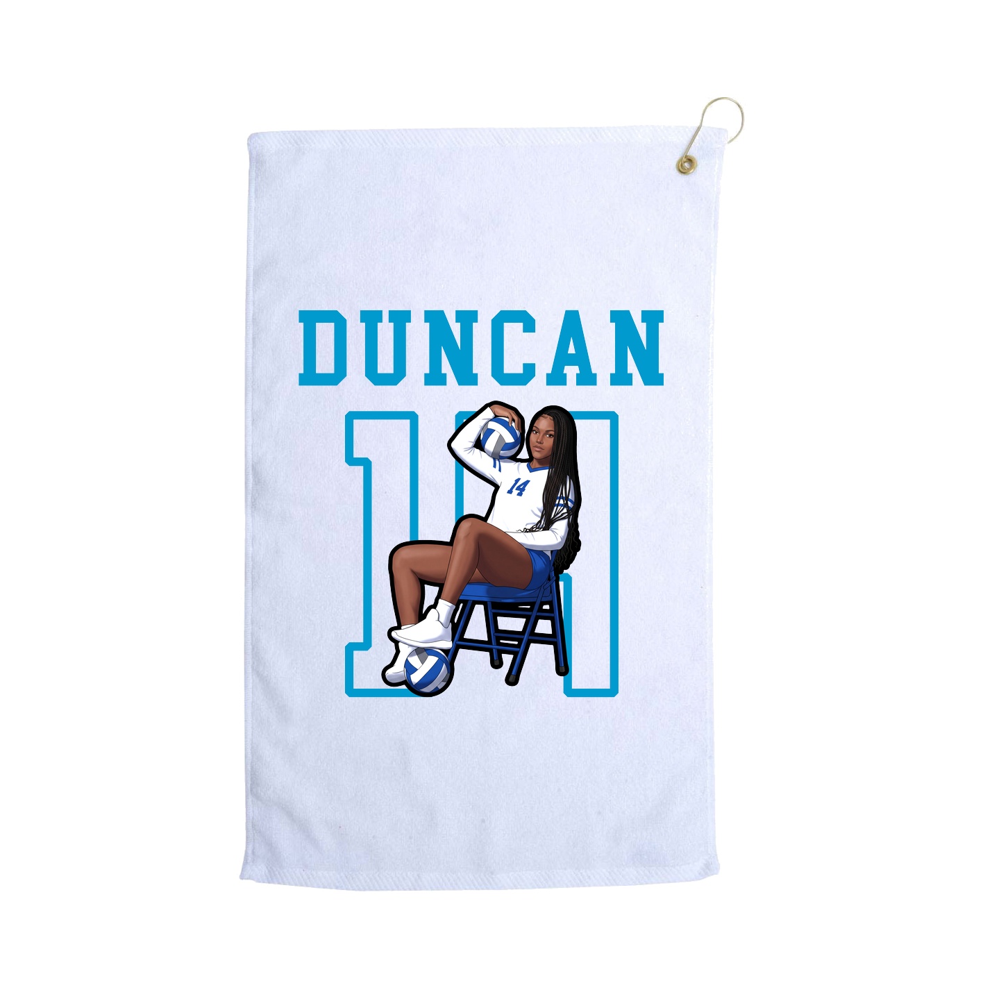 Golf Towel — Shirsey in White