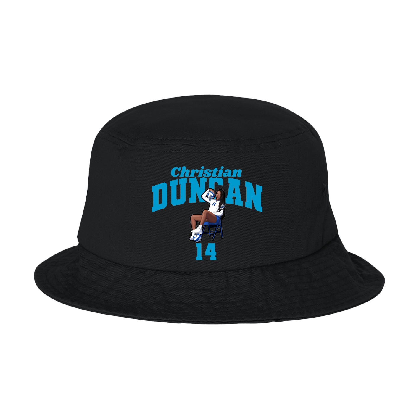 Bucket Cap — Signature Arch in Black