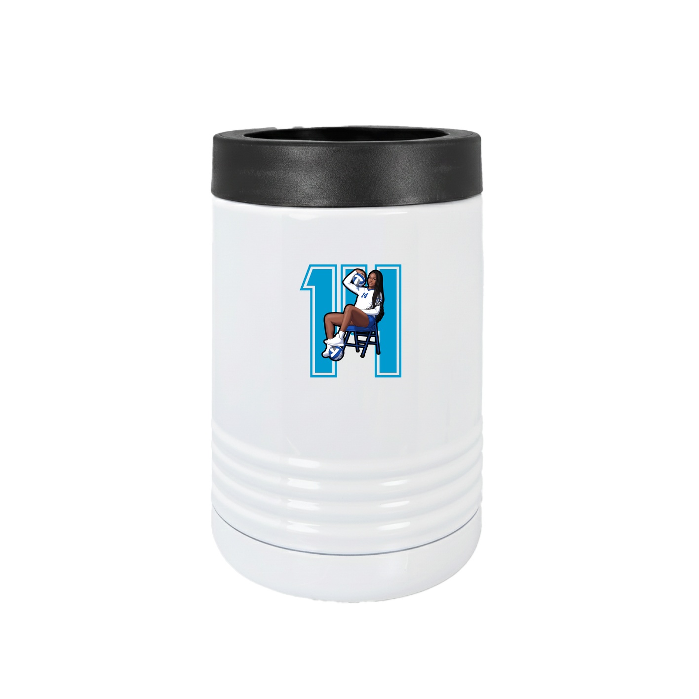 Beverage Holder — Number in White