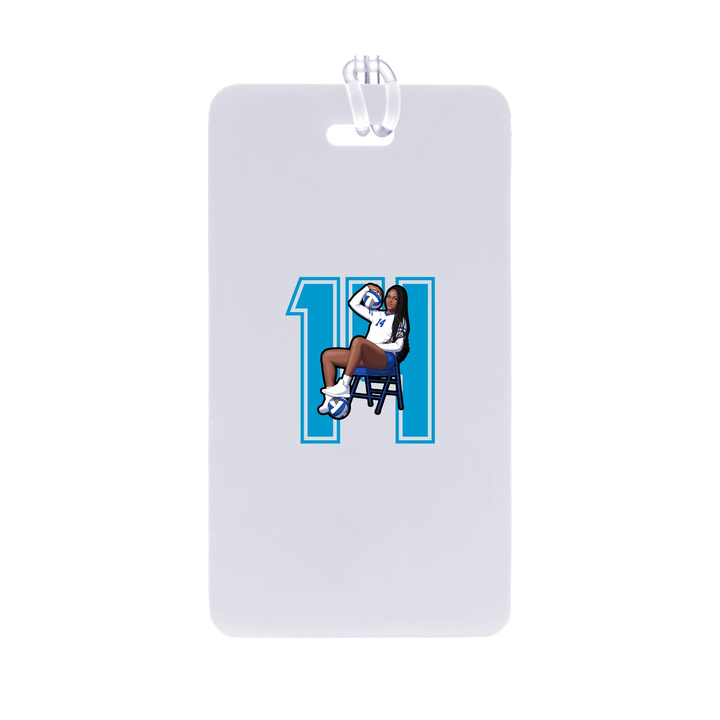 Bag Tag — Number in Classic
