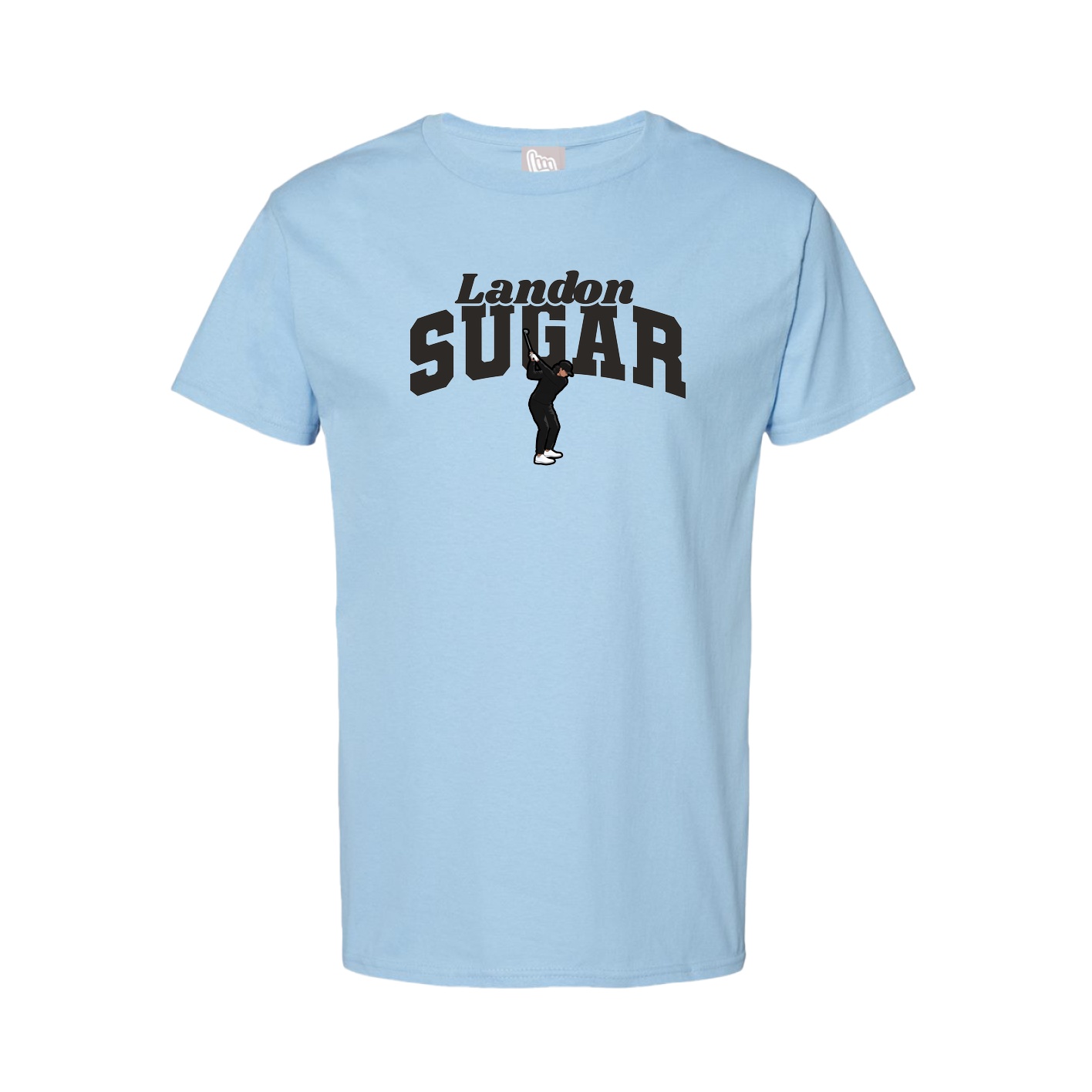 Youth Tee — Signature Arch in Light Blue