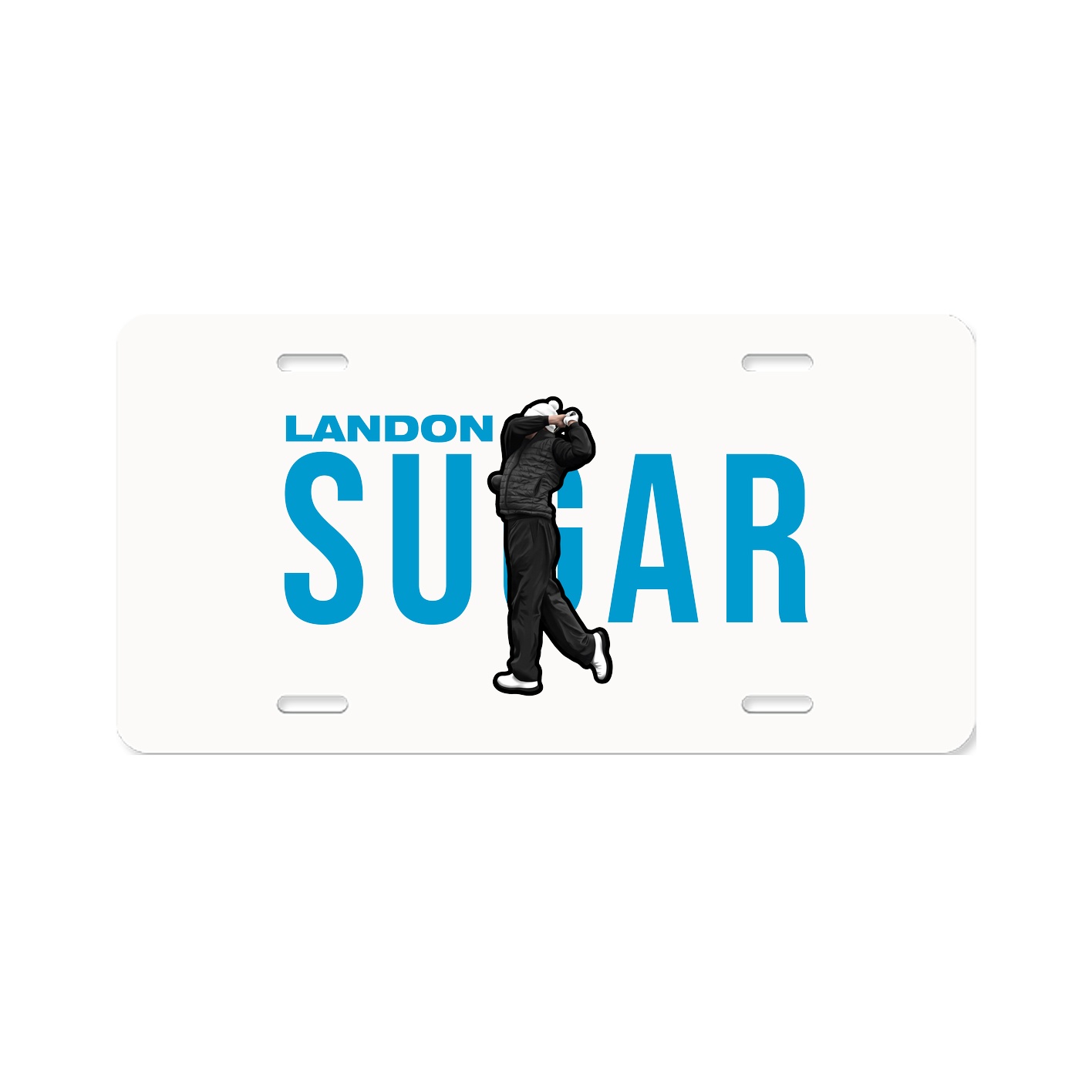 License Plate — Player Name in Classic