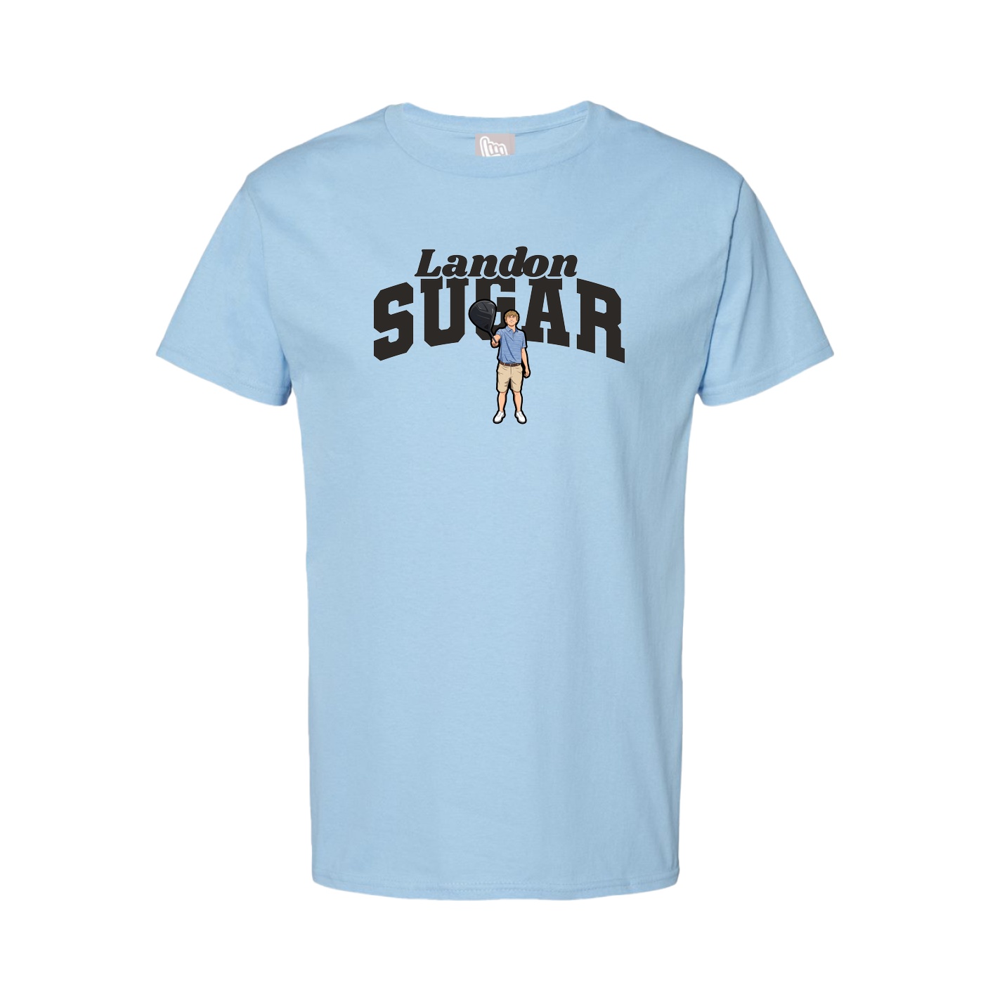 Tee — Signature Arch in Light Blue