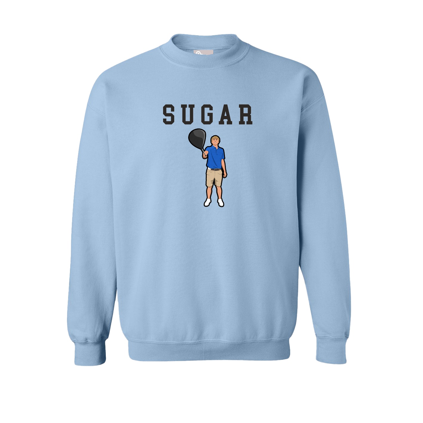 Fleece Crew — Shirsey in Light Blue