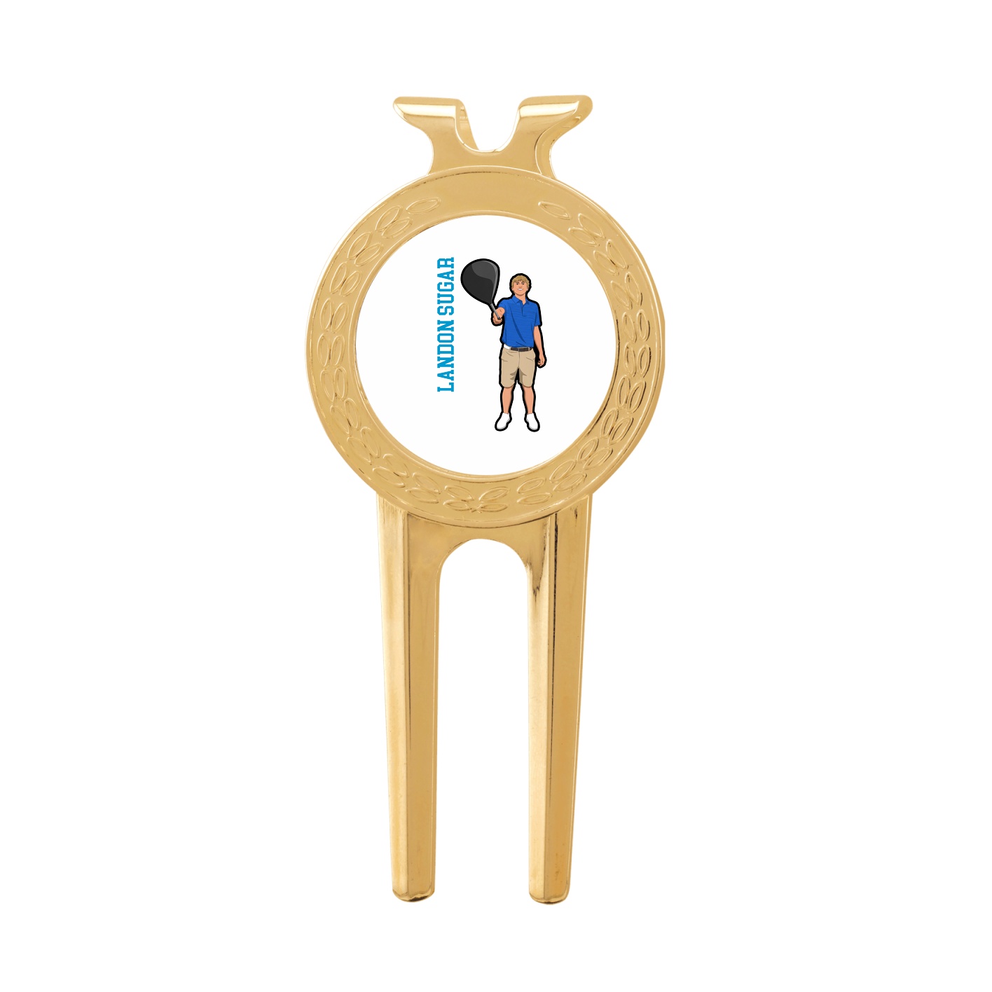 Divot Tool with Ball Marker — Name Vertical in Classic