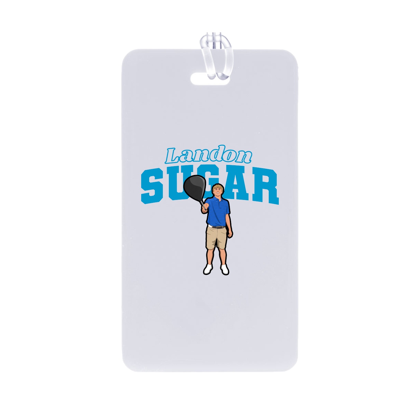 Bag Tag — Name Arch in Classic