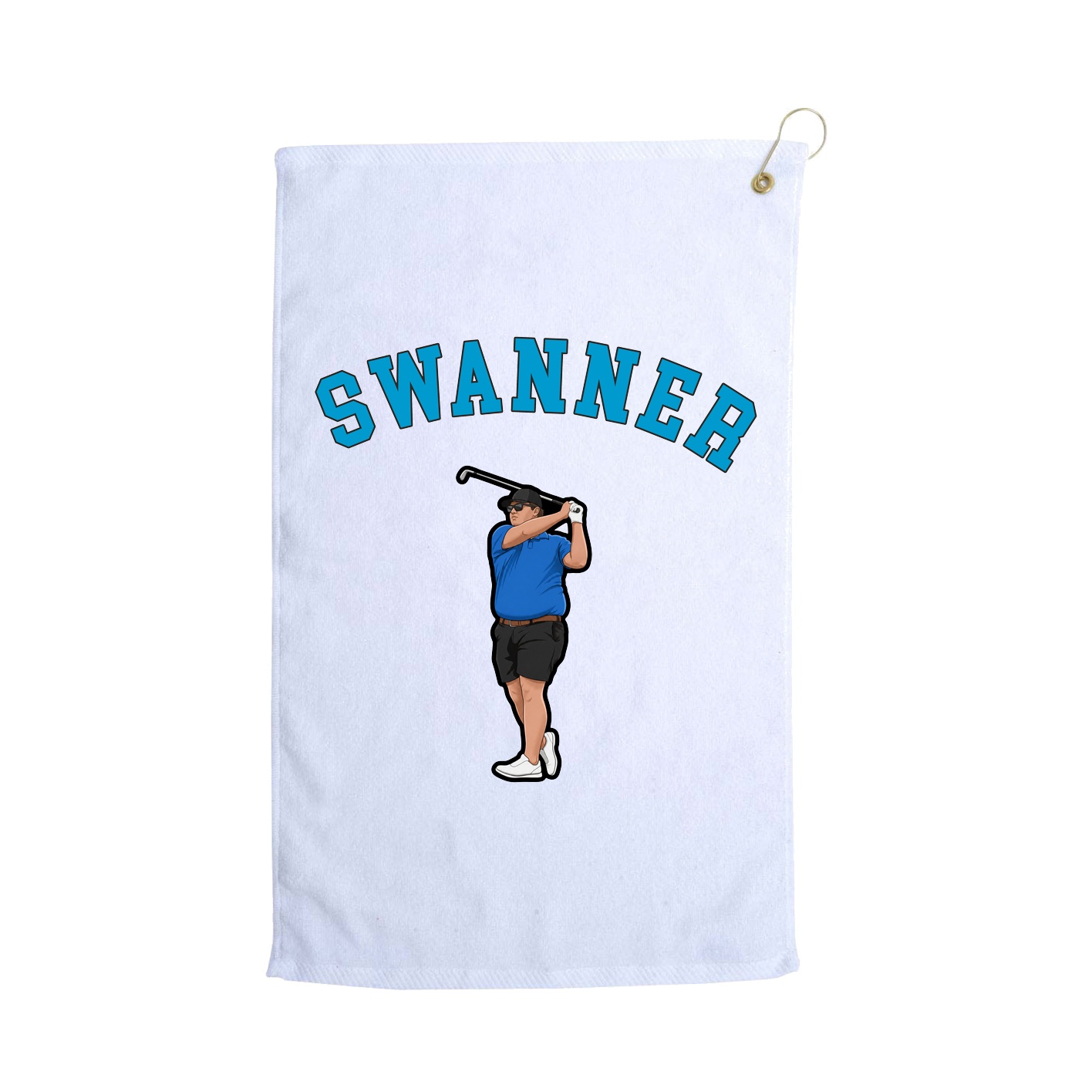 Golf Towel — Shirsey Arch in White