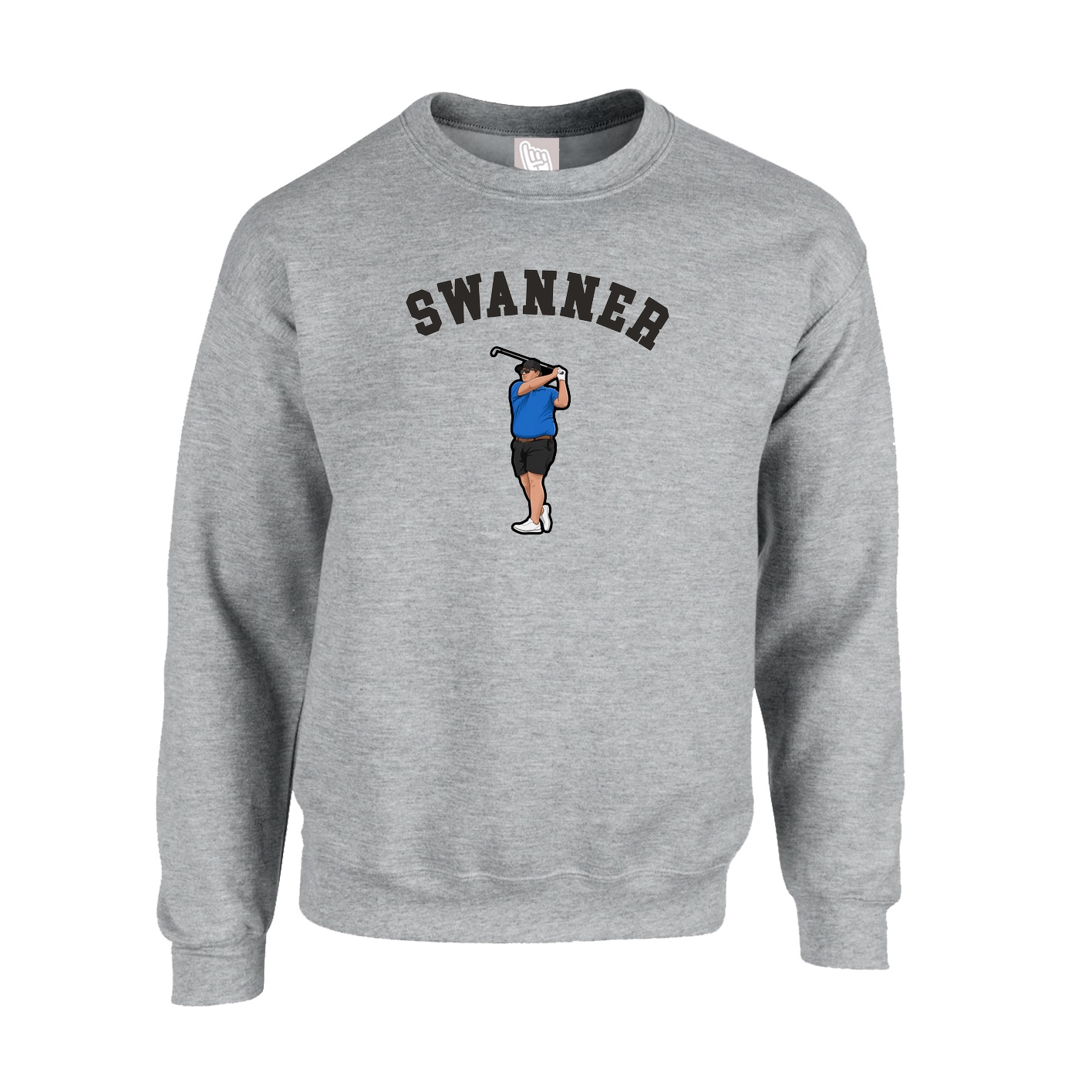 Fleece Crew — Shirsey Arch in Grey